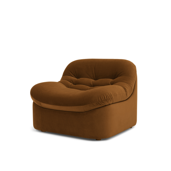 Glove Occasional Chair - [ Malibu Cognac ]