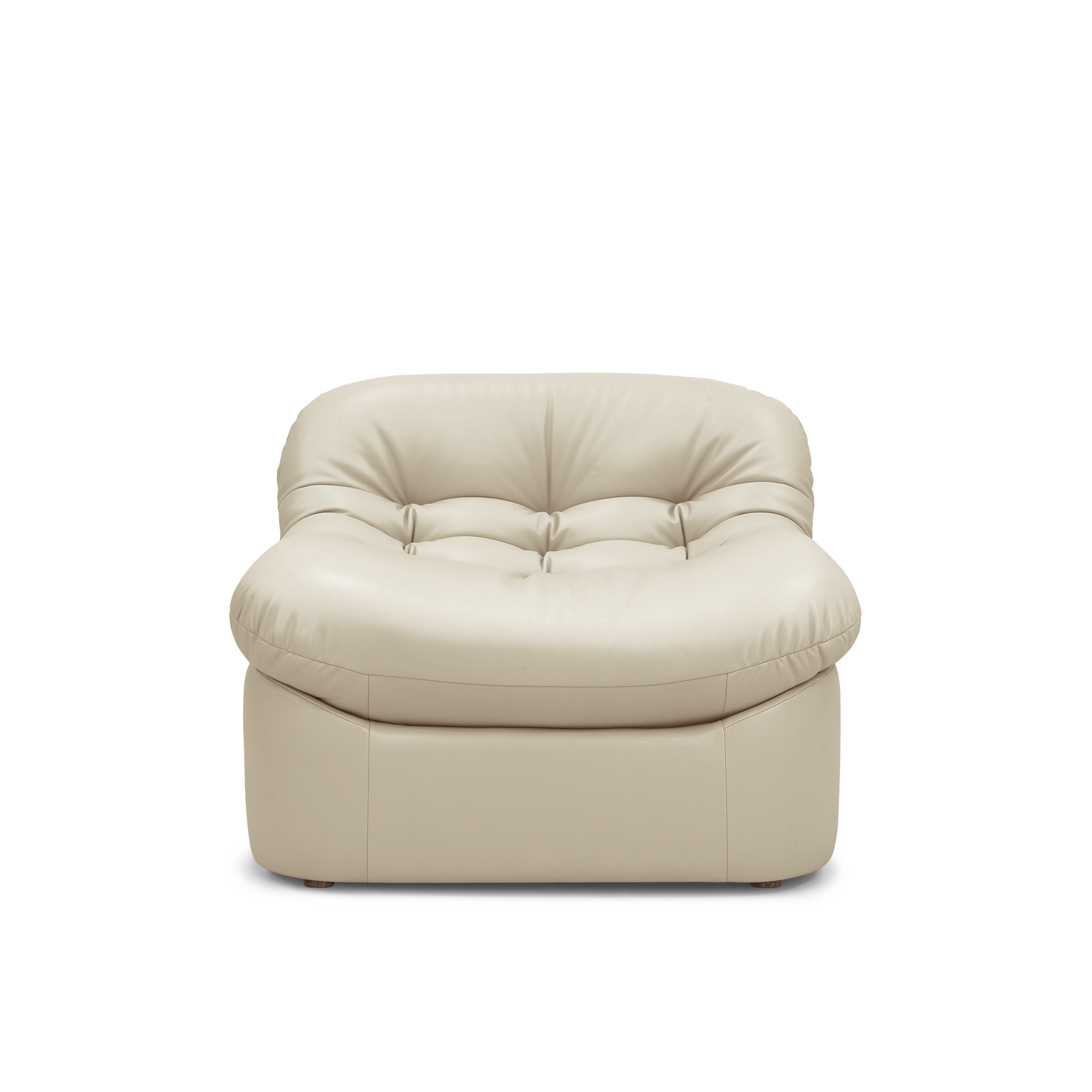Glove Leather Occasional Chair - [ Simpson Cream ]