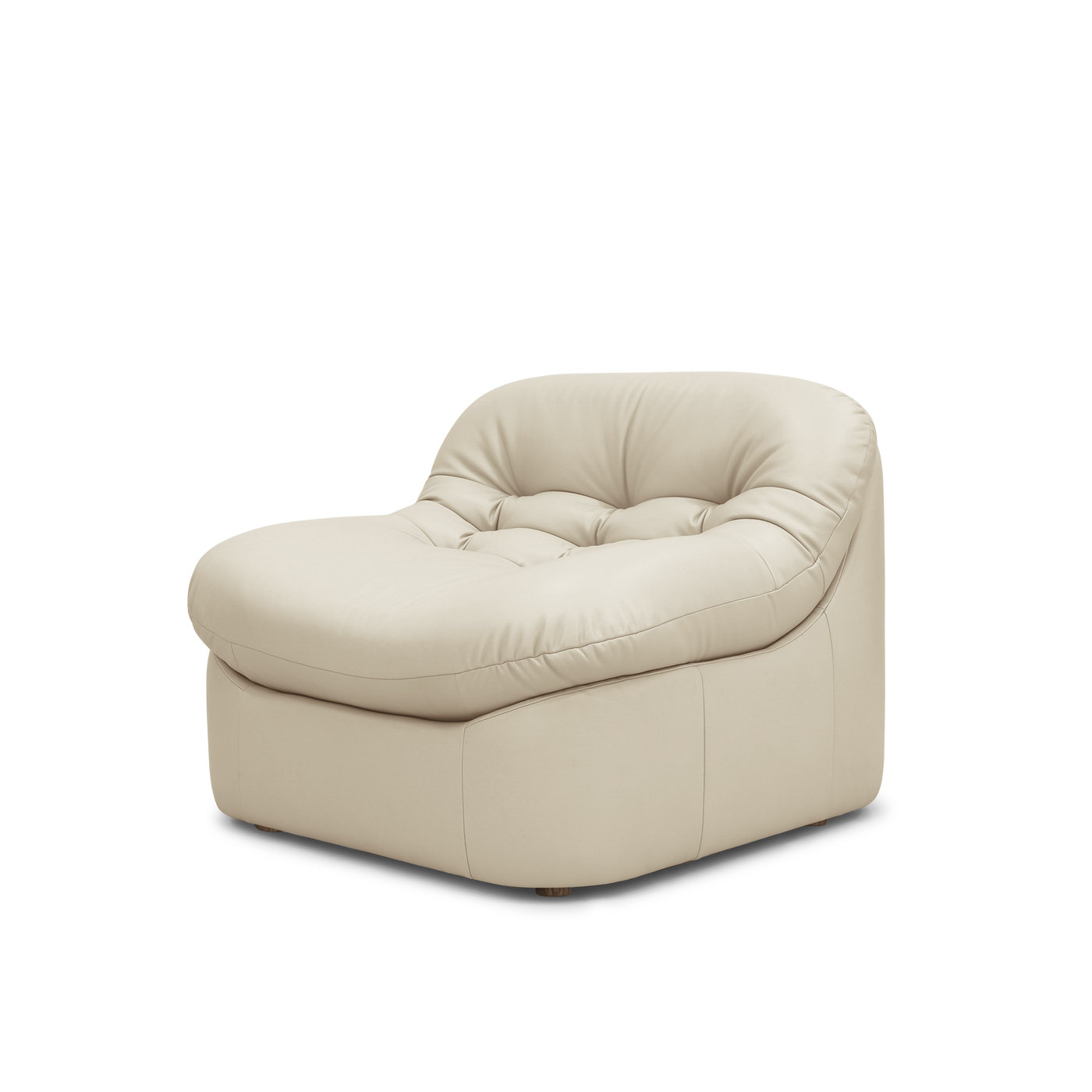 Glove Leather Occasional Chair - [ Simpson Cream ]