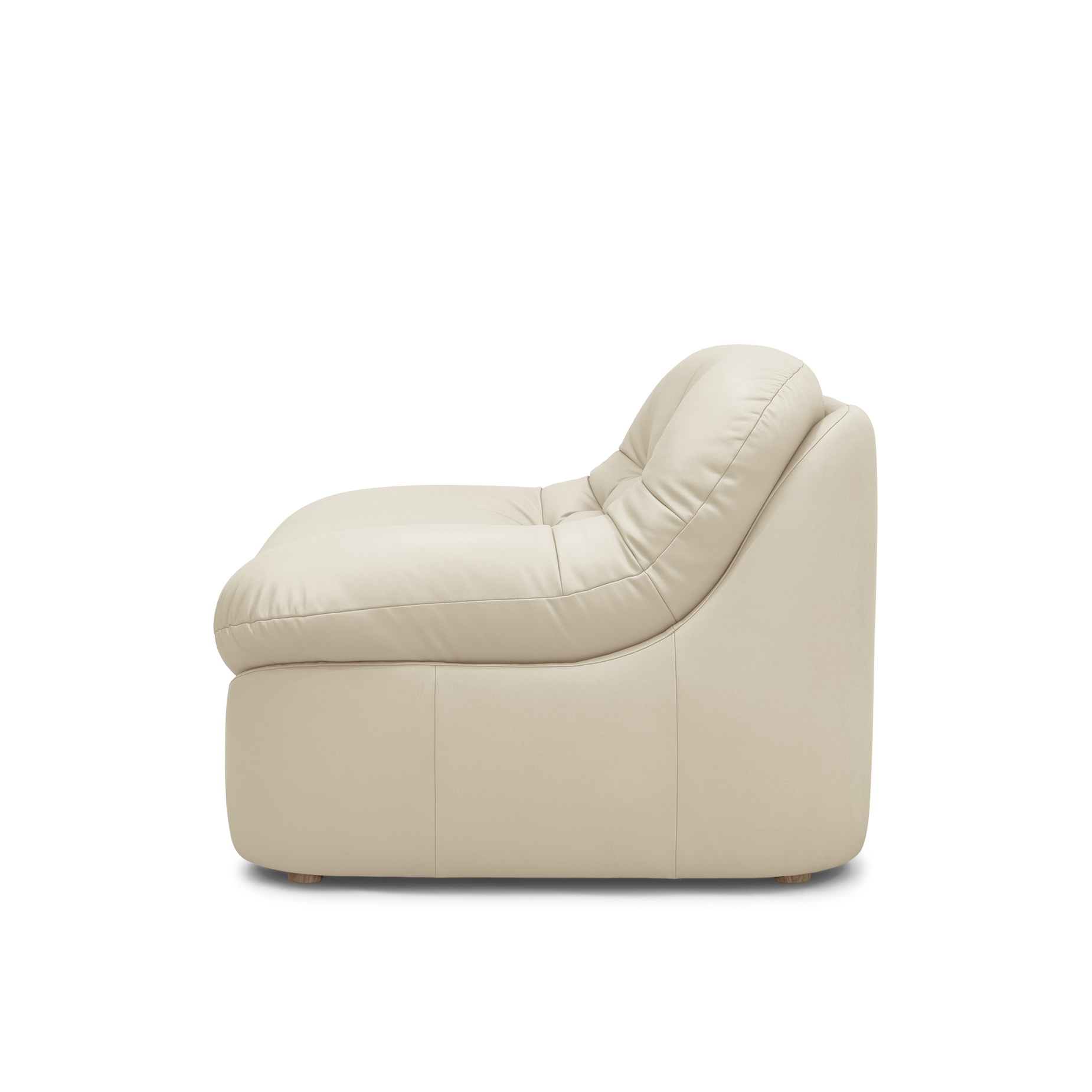 Glove Leather Occasional Chair - [ Simpson Cream ]