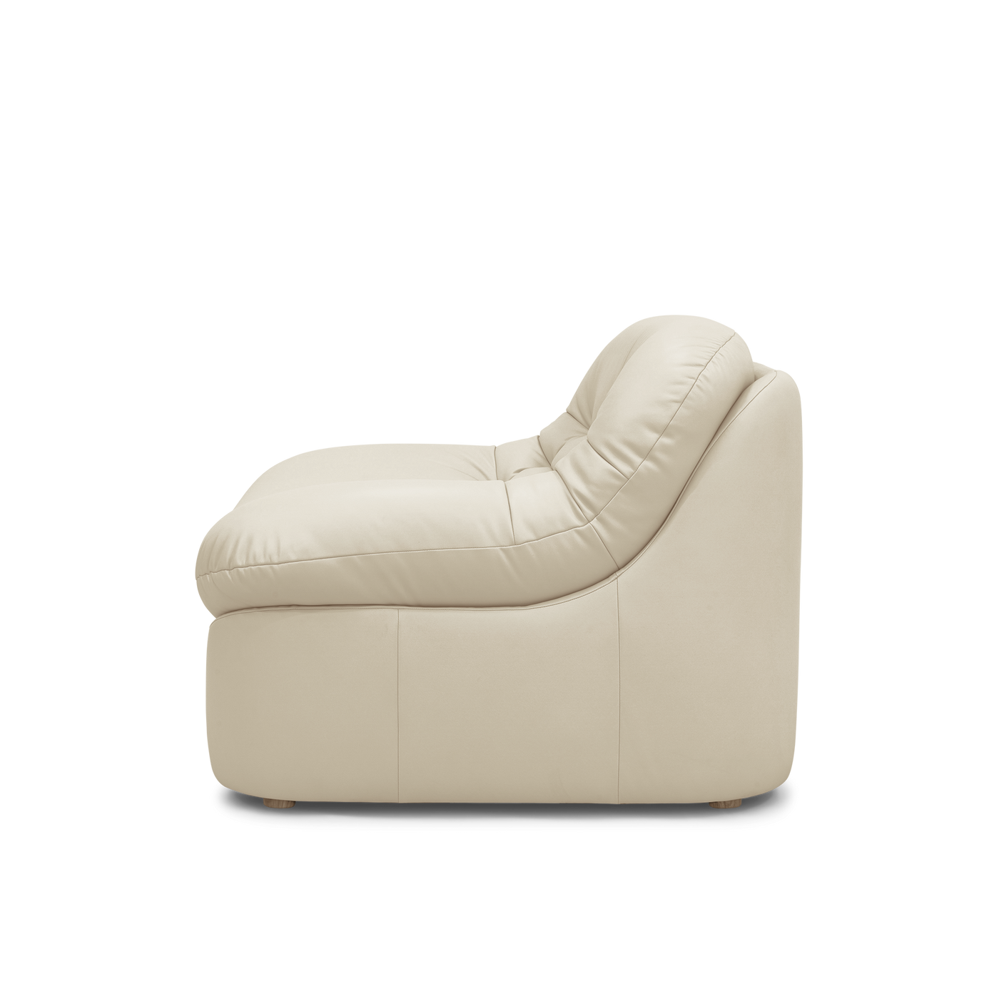Glove Leather Occasional Chair - [ Simpson Cream ]
