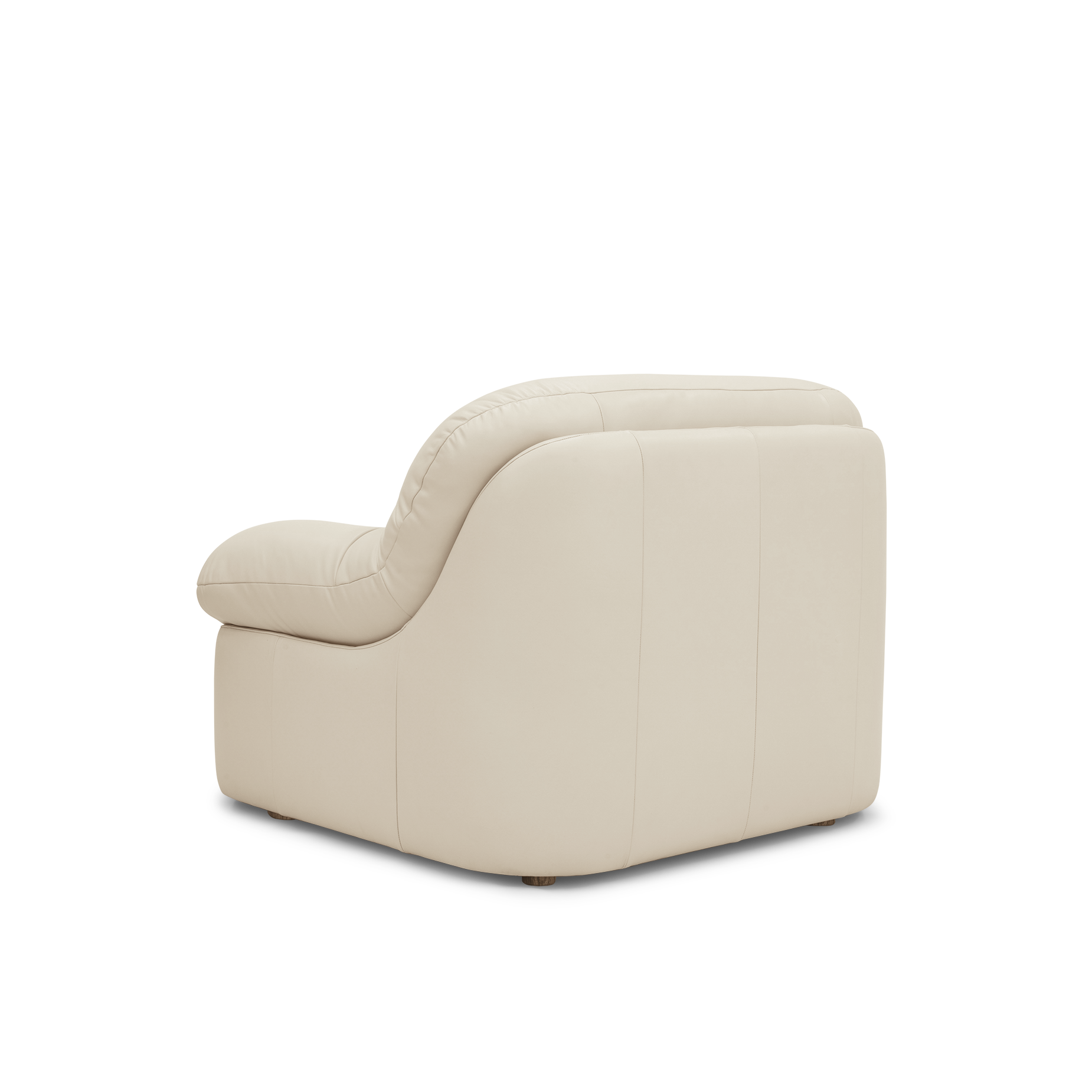 Glove Leather Occasional Chair - [ Simpson Cream ]