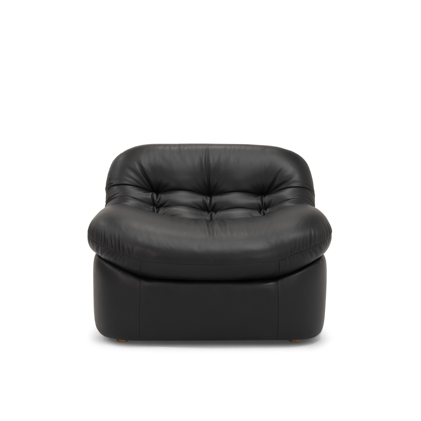 Glove Leather Occasional Chair - [ Simpson Noir ]