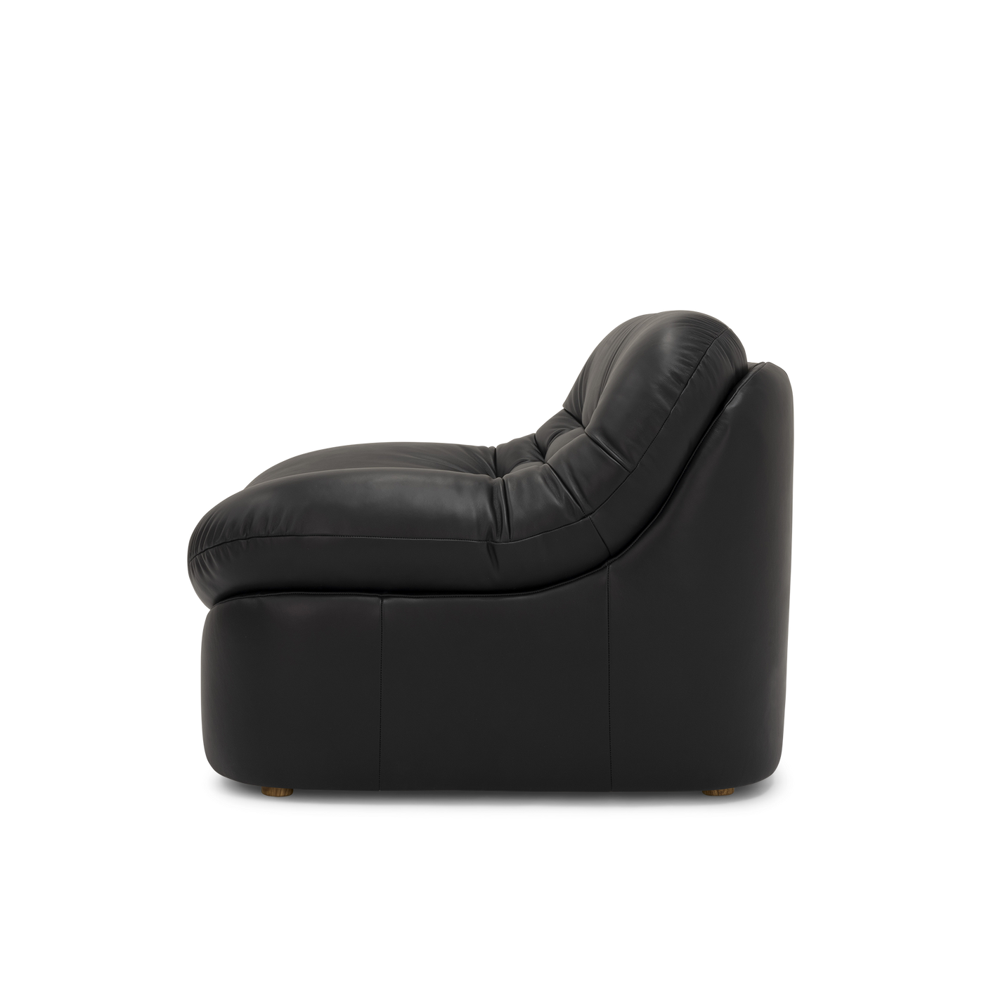 Glove Leather Occasional Chair - [ Simpson Noir ]