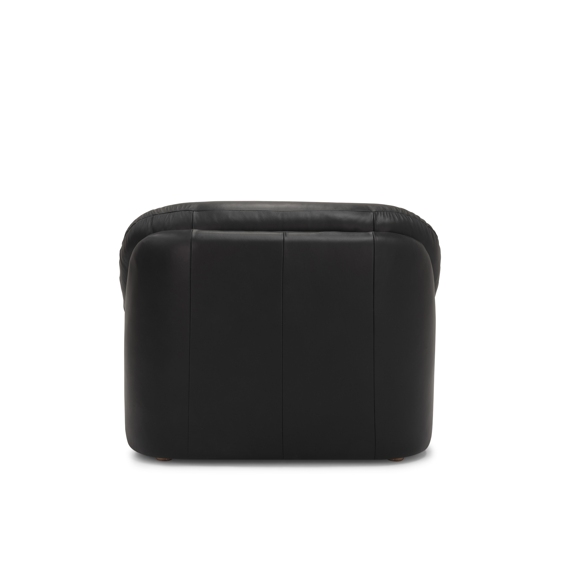 Glove Leather Occasional Chair - [ Simpson Noir ]