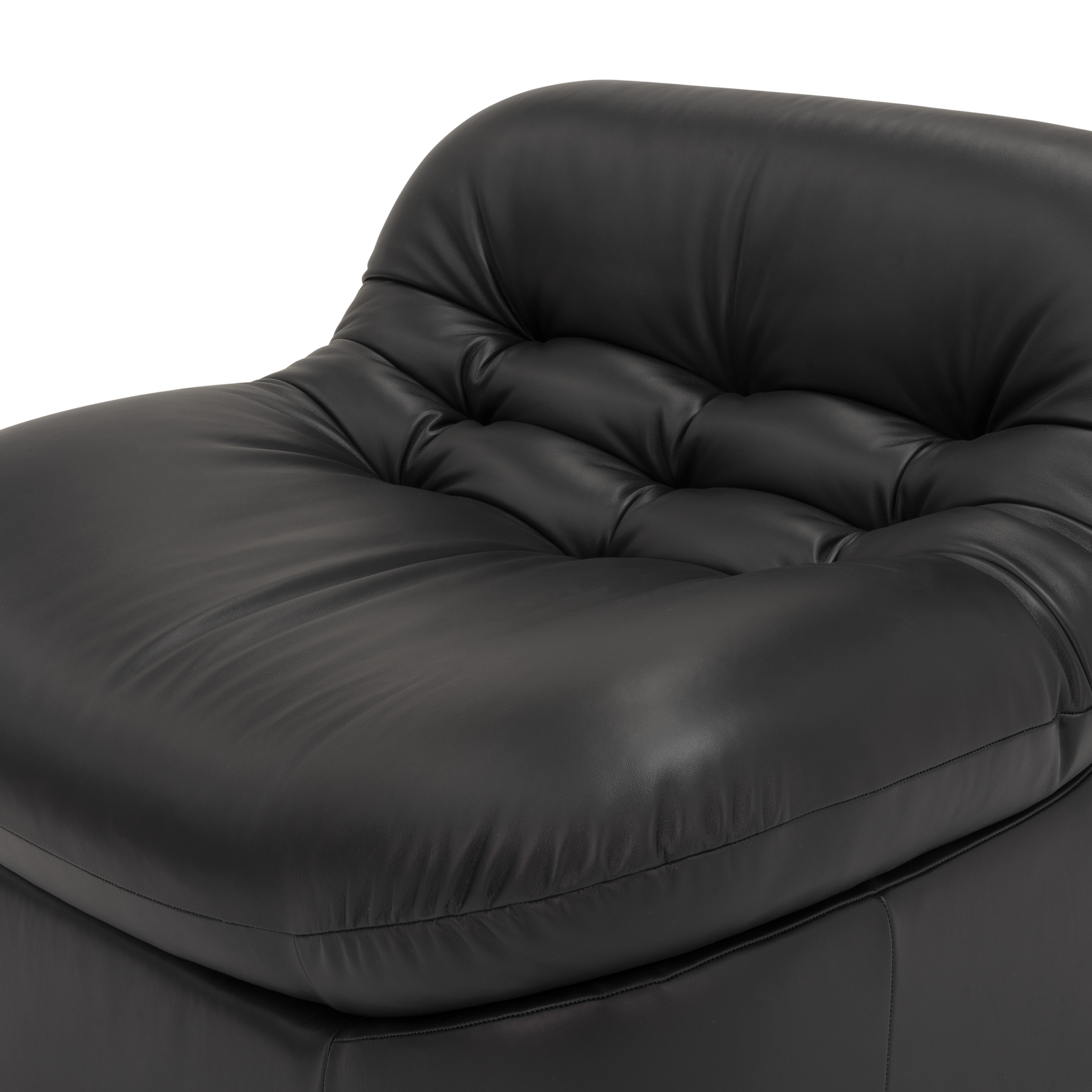 Glove Leather Occasional Chair - [ Simpson Noir ]
