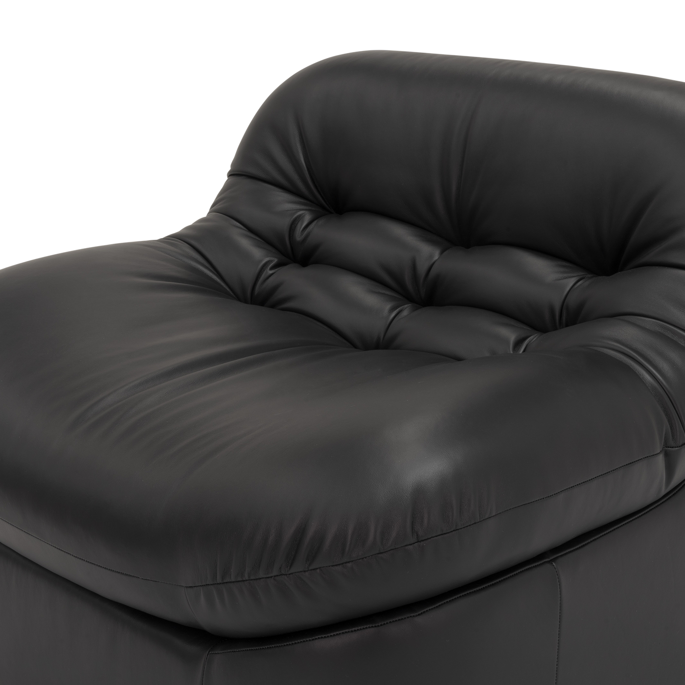 Glove Leather Occasional Chair - [ Simpson Noir ]