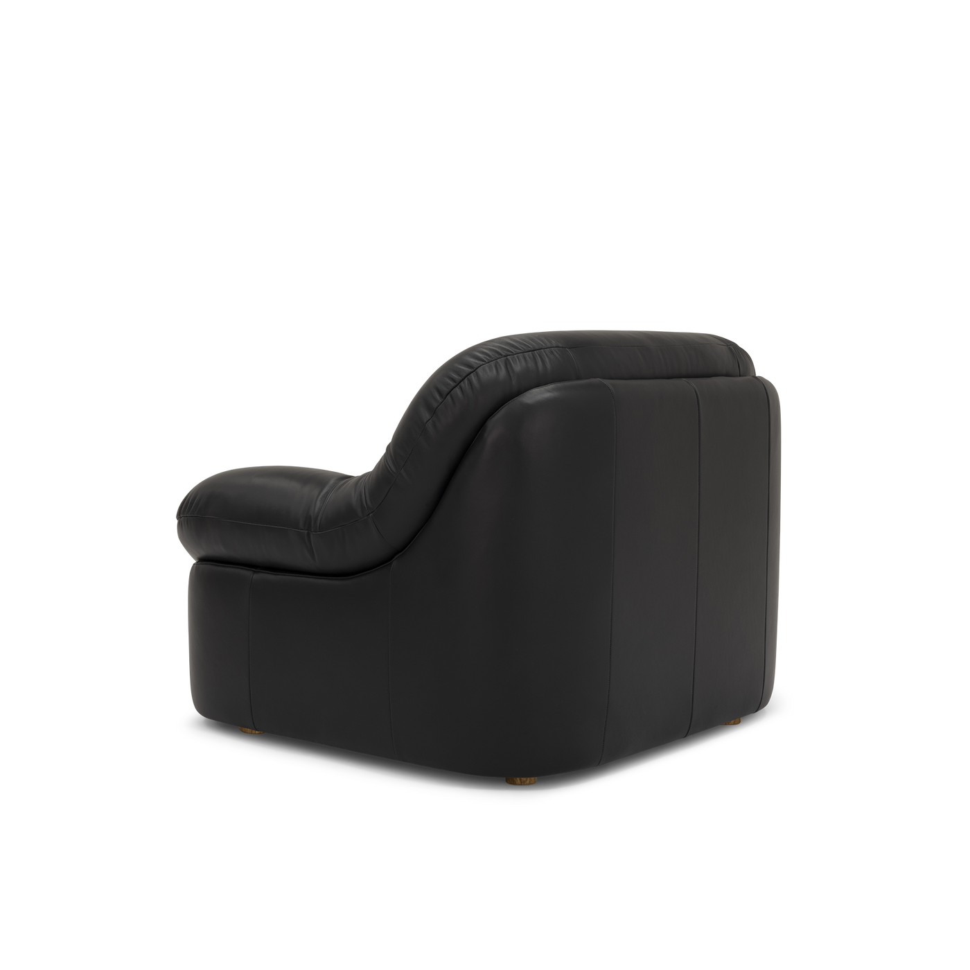 Glove Leather Occasional Chair - [ Simpson Noir ]