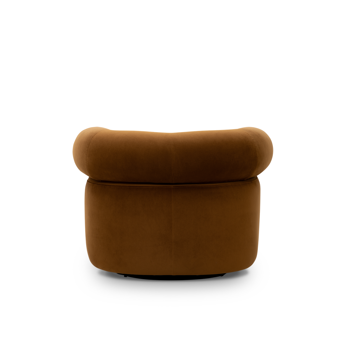 Huggy Swivel Armchair - [ Malibu Cognac ]