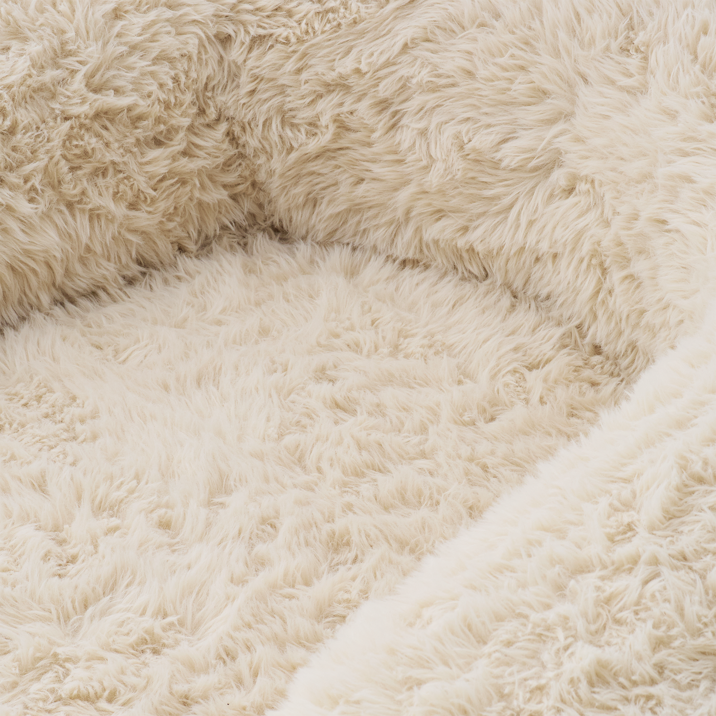 Huggy Faux Fur Armchair - [ Paddington Cashew ]