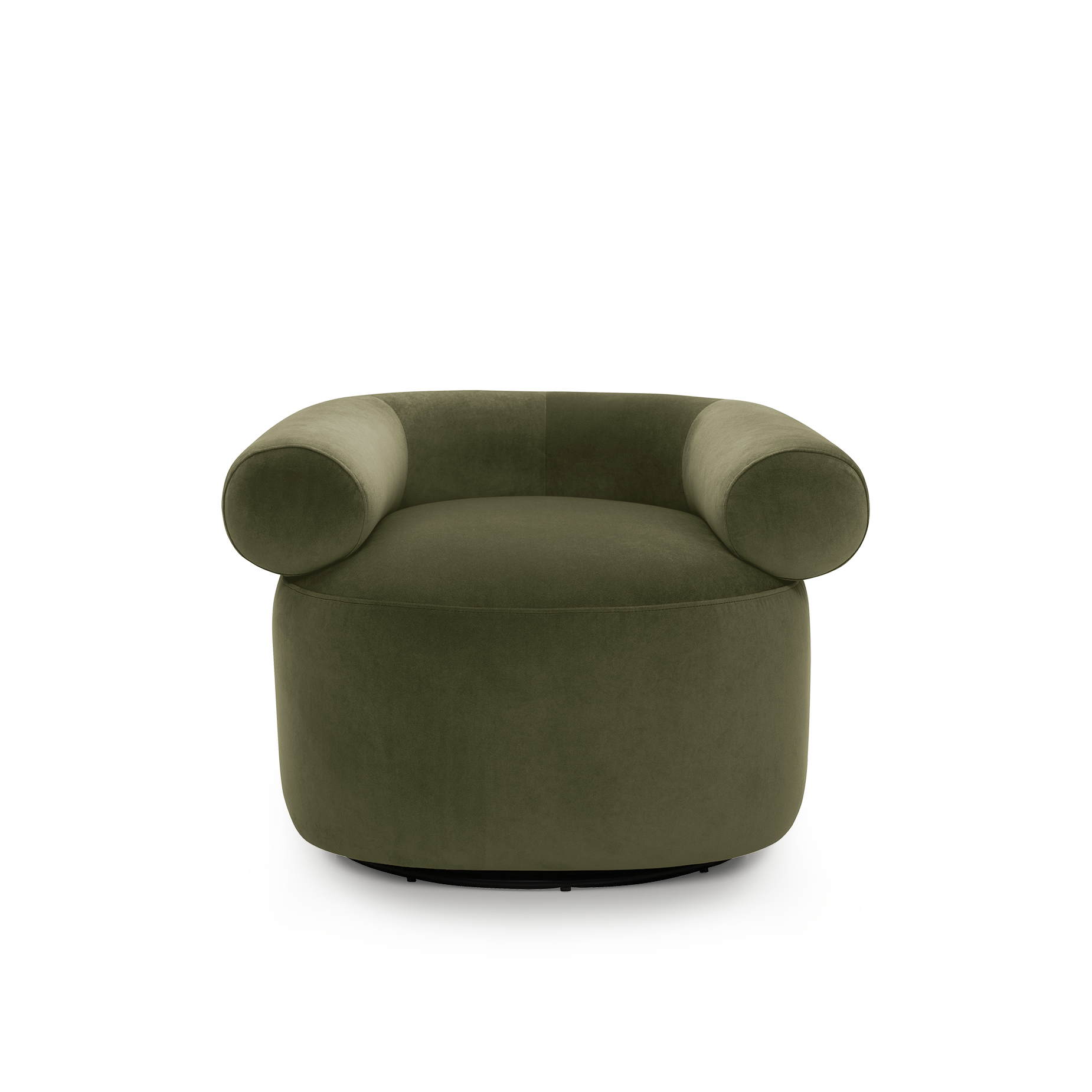 Huggy Swivel Armchair - [ Malibu Matcha ]