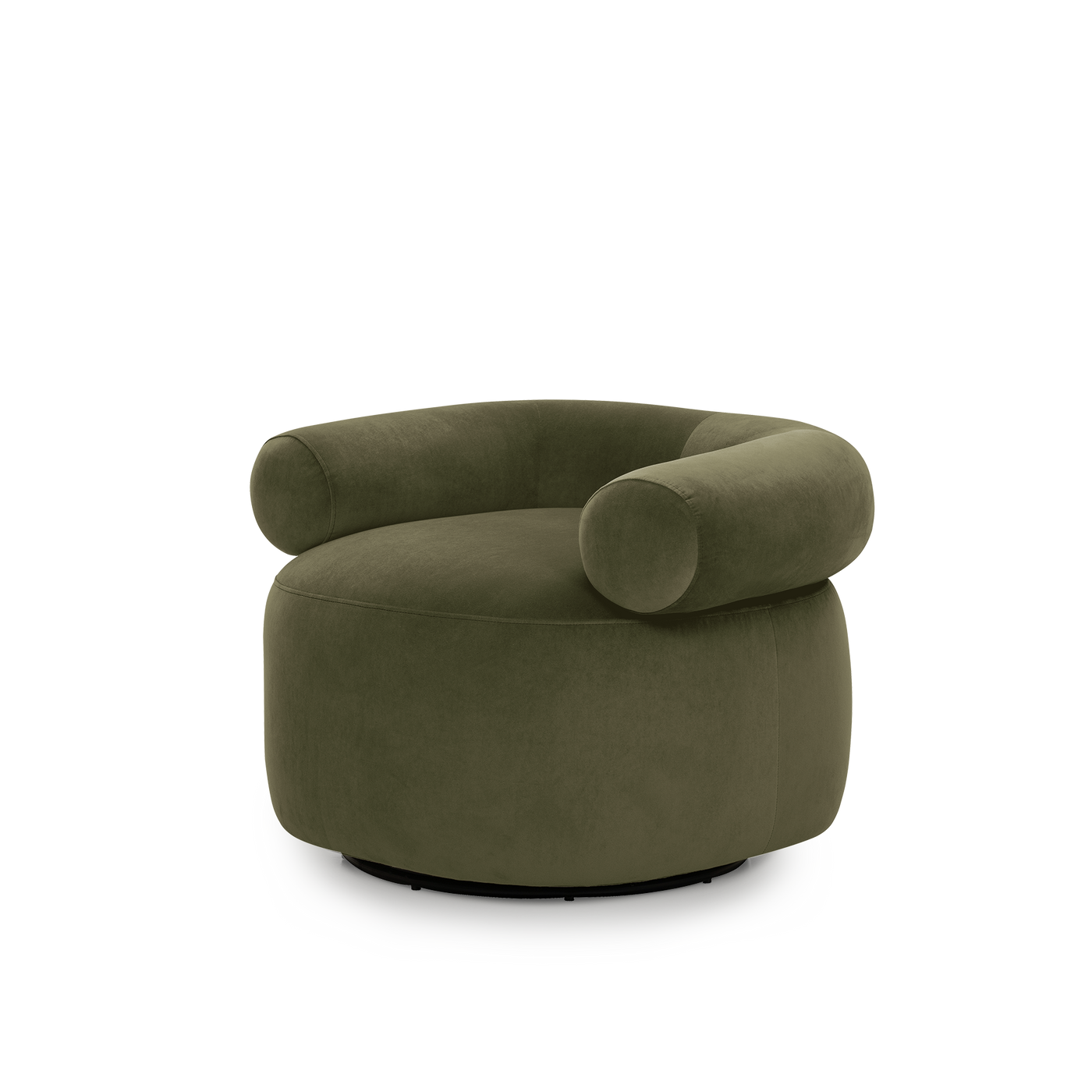 Huggy Swivel Armchair - [ Malibu Matcha ]