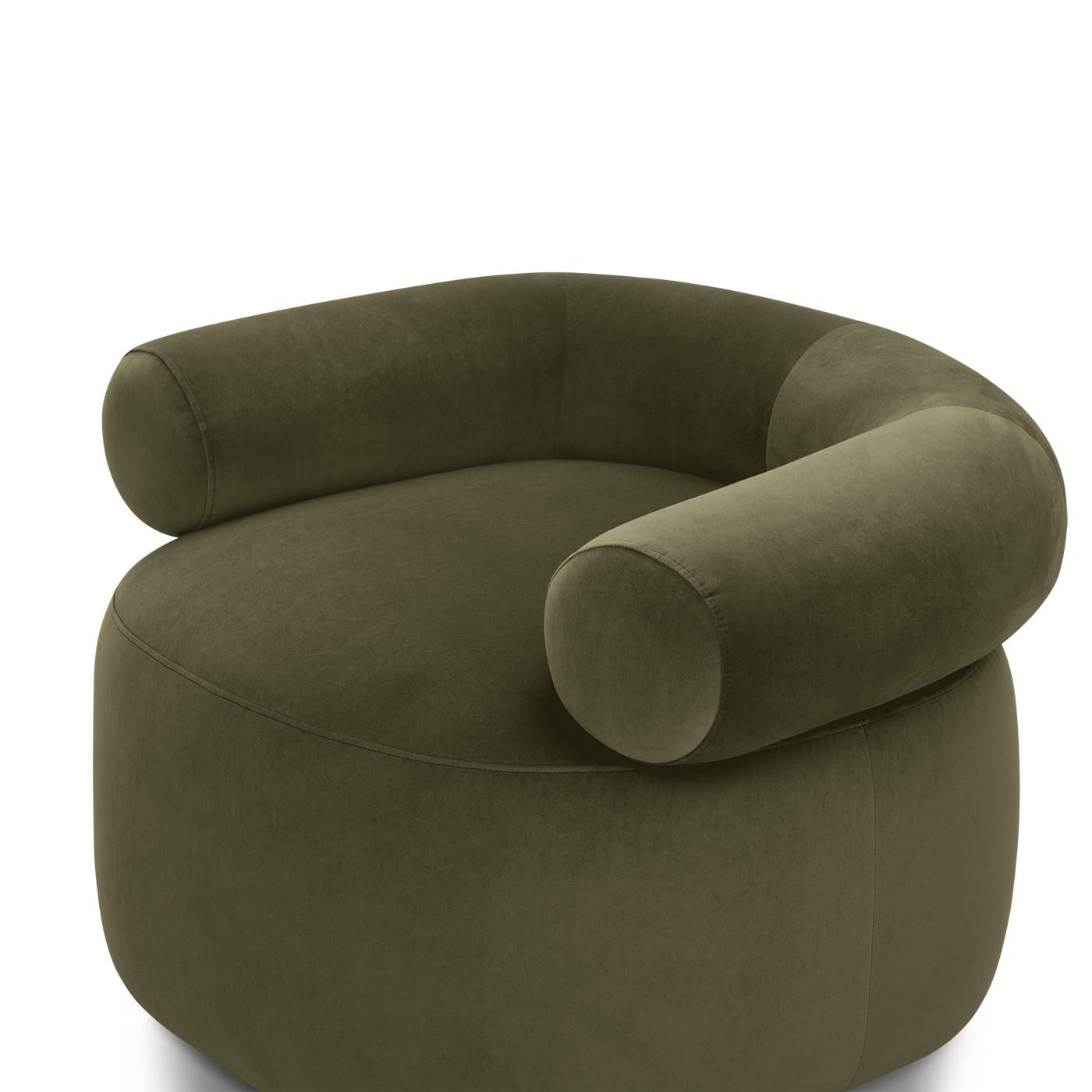 Huggy Swivel Armchair - [ Malibu Matcha ]