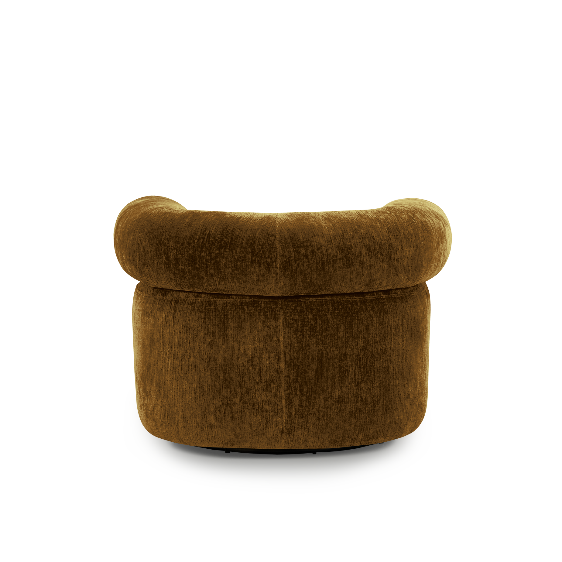 Huggy Swivel Armchair - [ Sandon Burnt Butter ]