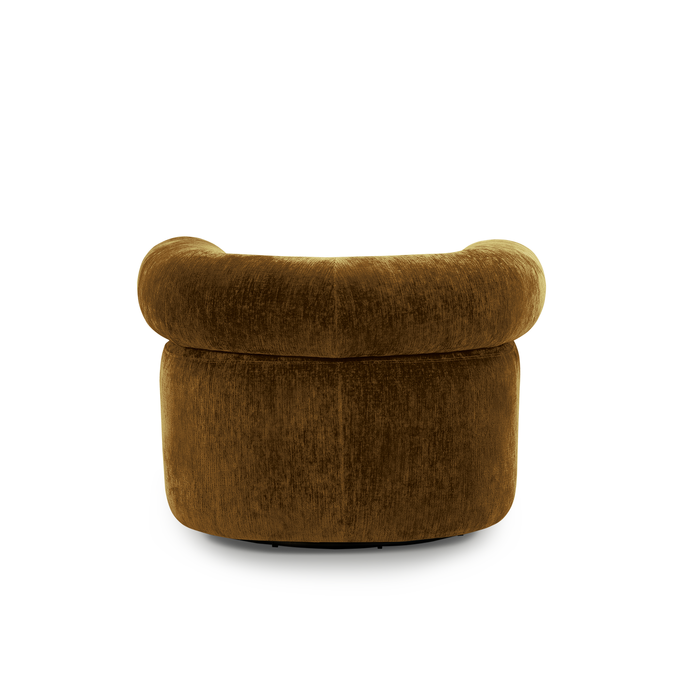 Huggy Swivel Armchair - [ Sandon Burnt Butter ]