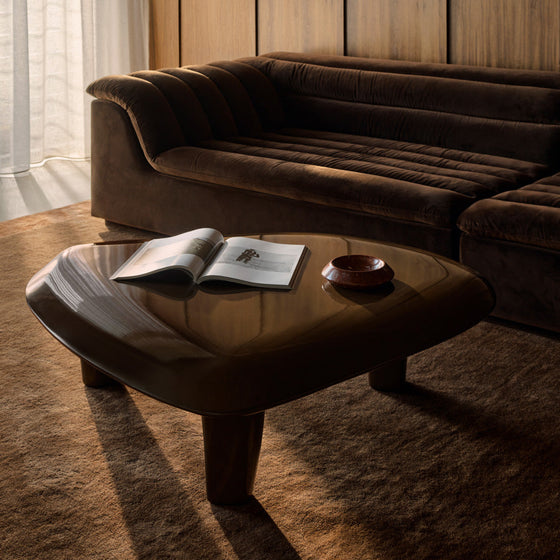Isola Coffee Table - [ Chocolate ]