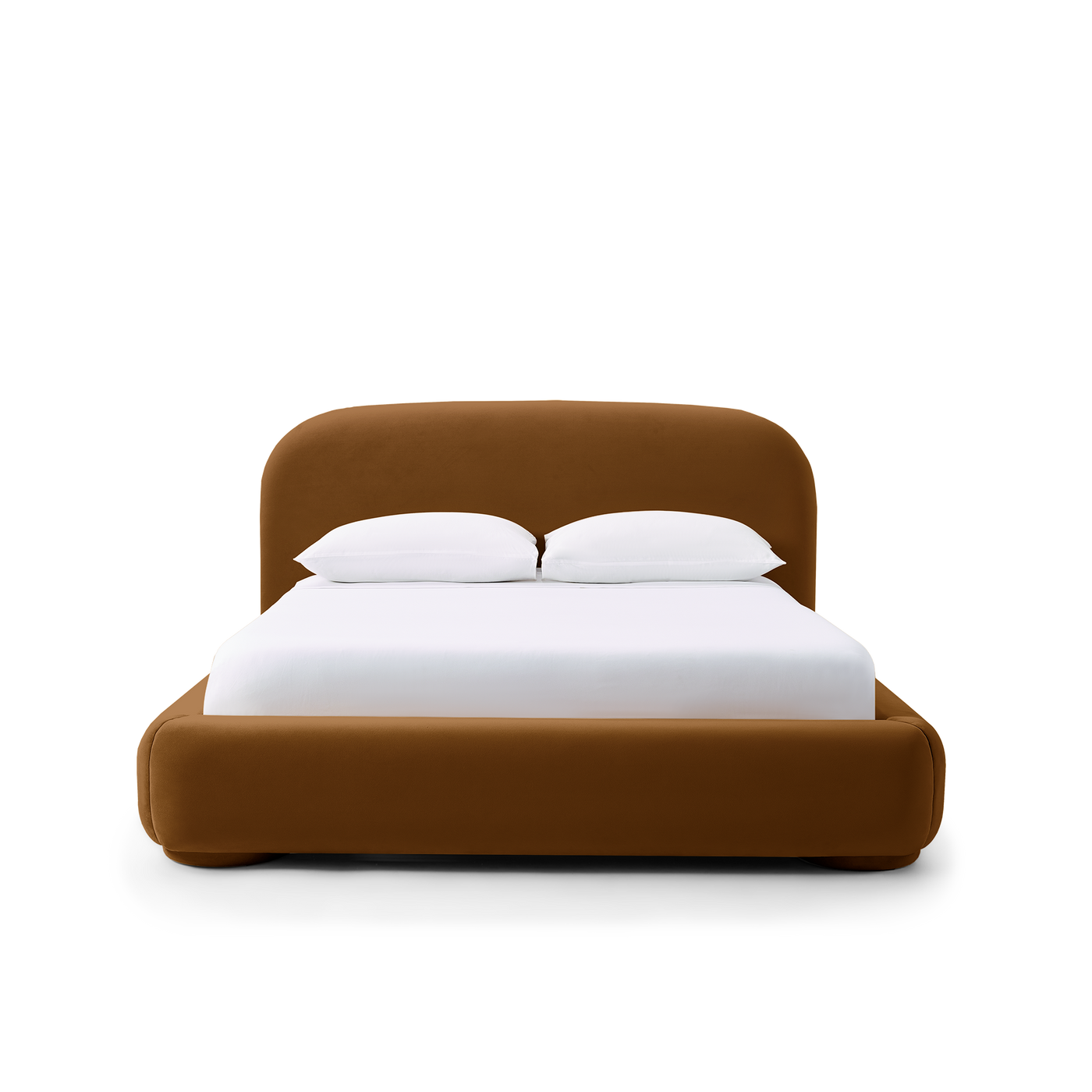 Lull King Bed - [ Malibu Cognac ]