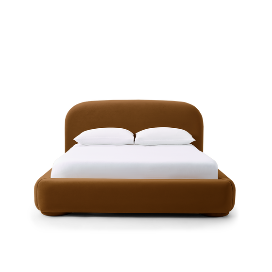 Lull Queen Bed - [ Malibu Cognac ]