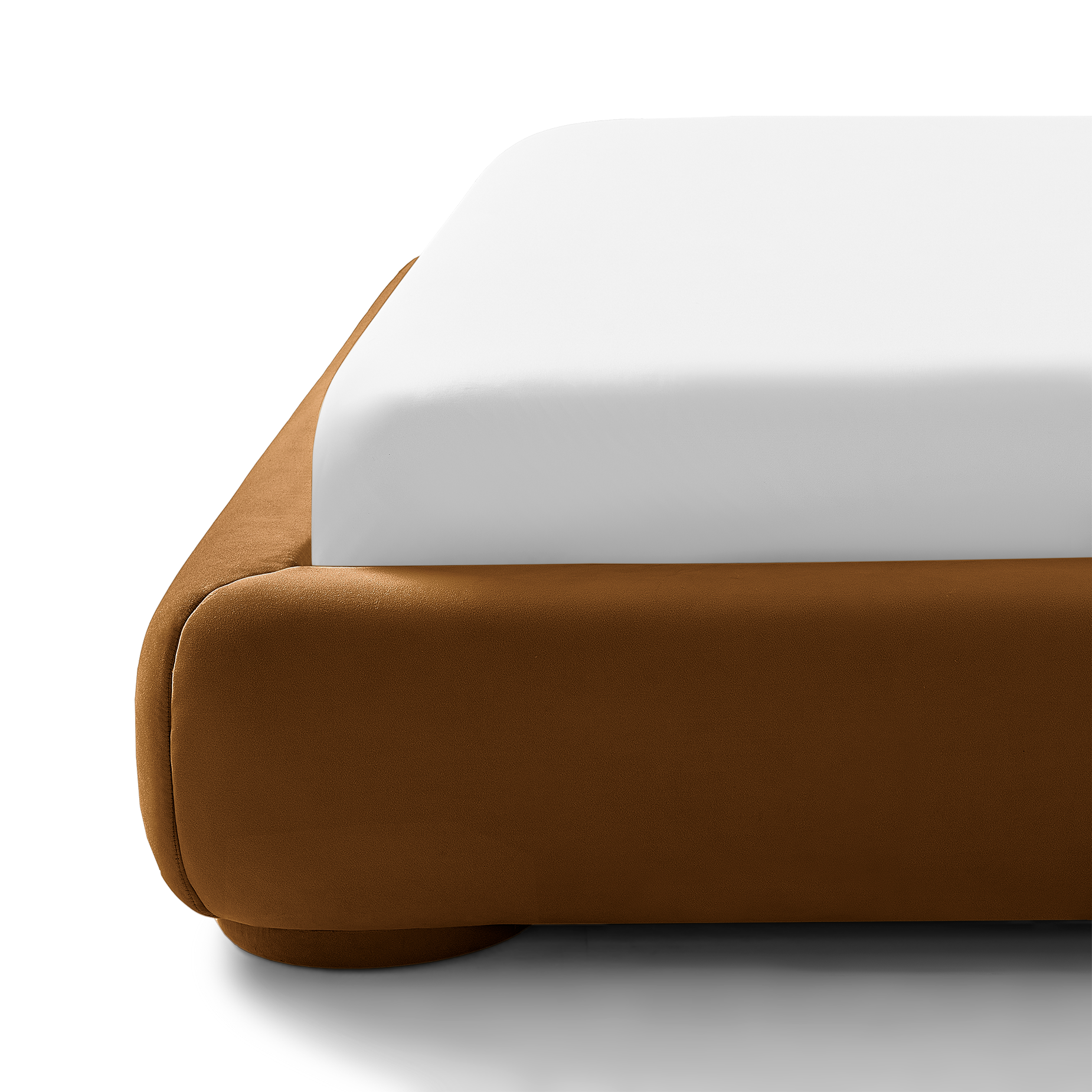 Lull Queen Bed - [ Malibu Cognac ]