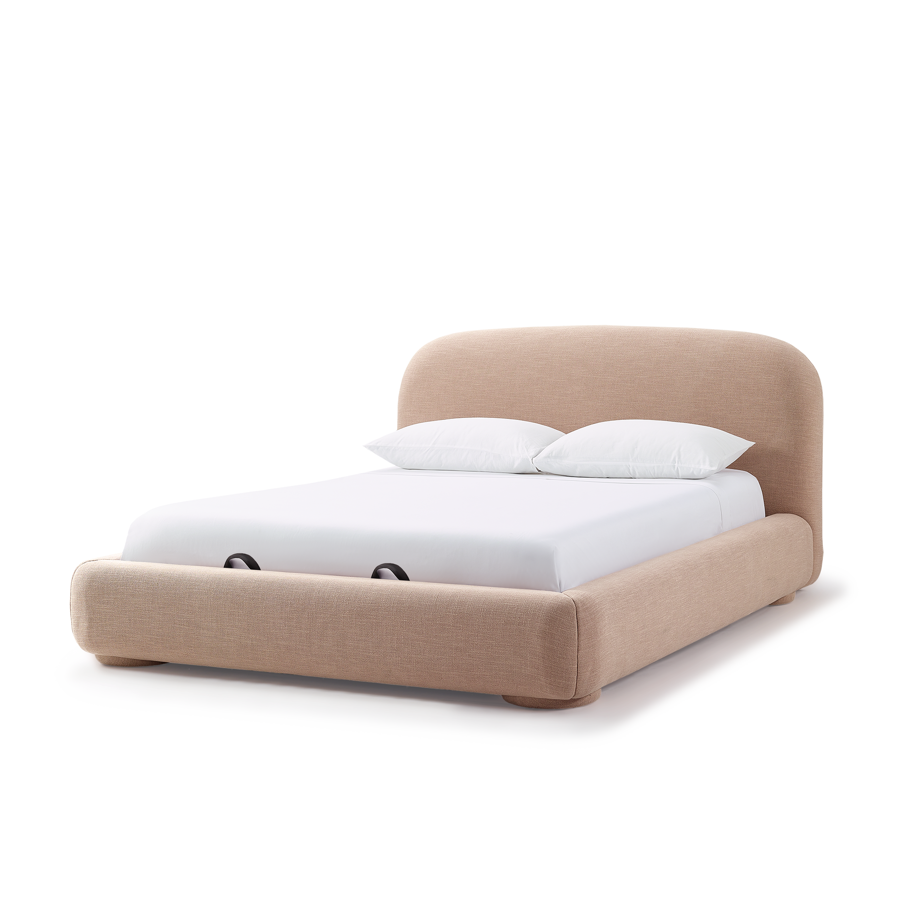 Lull King Storage Bed - [ Byron Biscuit ]