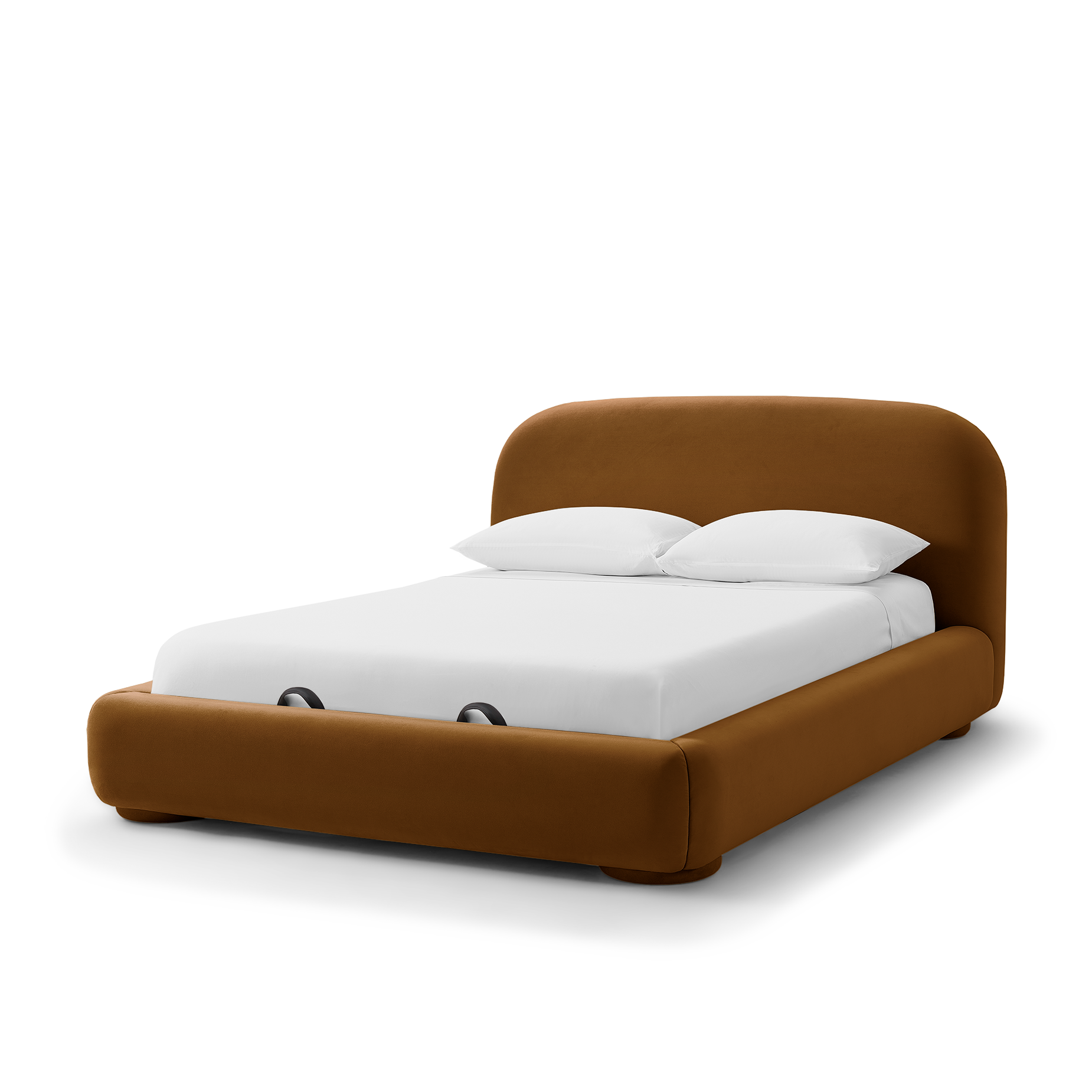 Lull King Storage Bed - [ Malibu Cognac ]