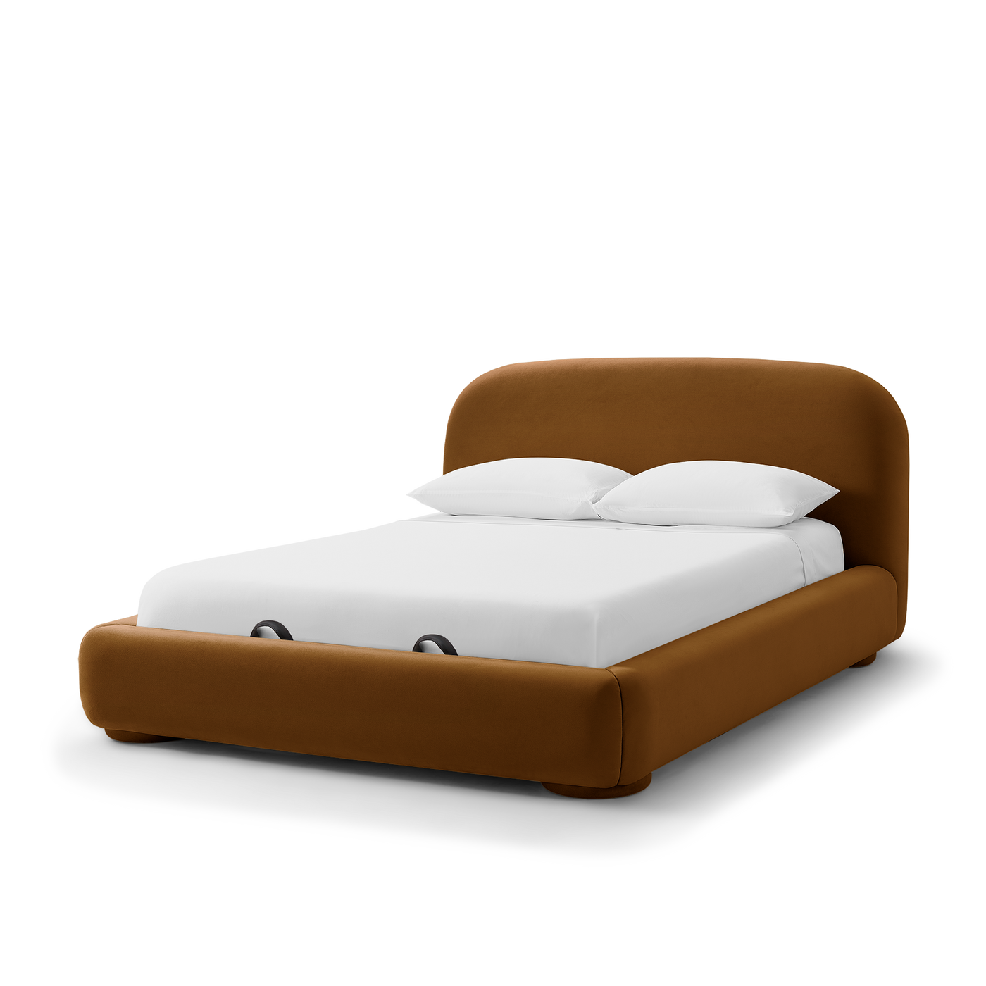 Lull King Storage Bed - [ Malibu Cognac ]