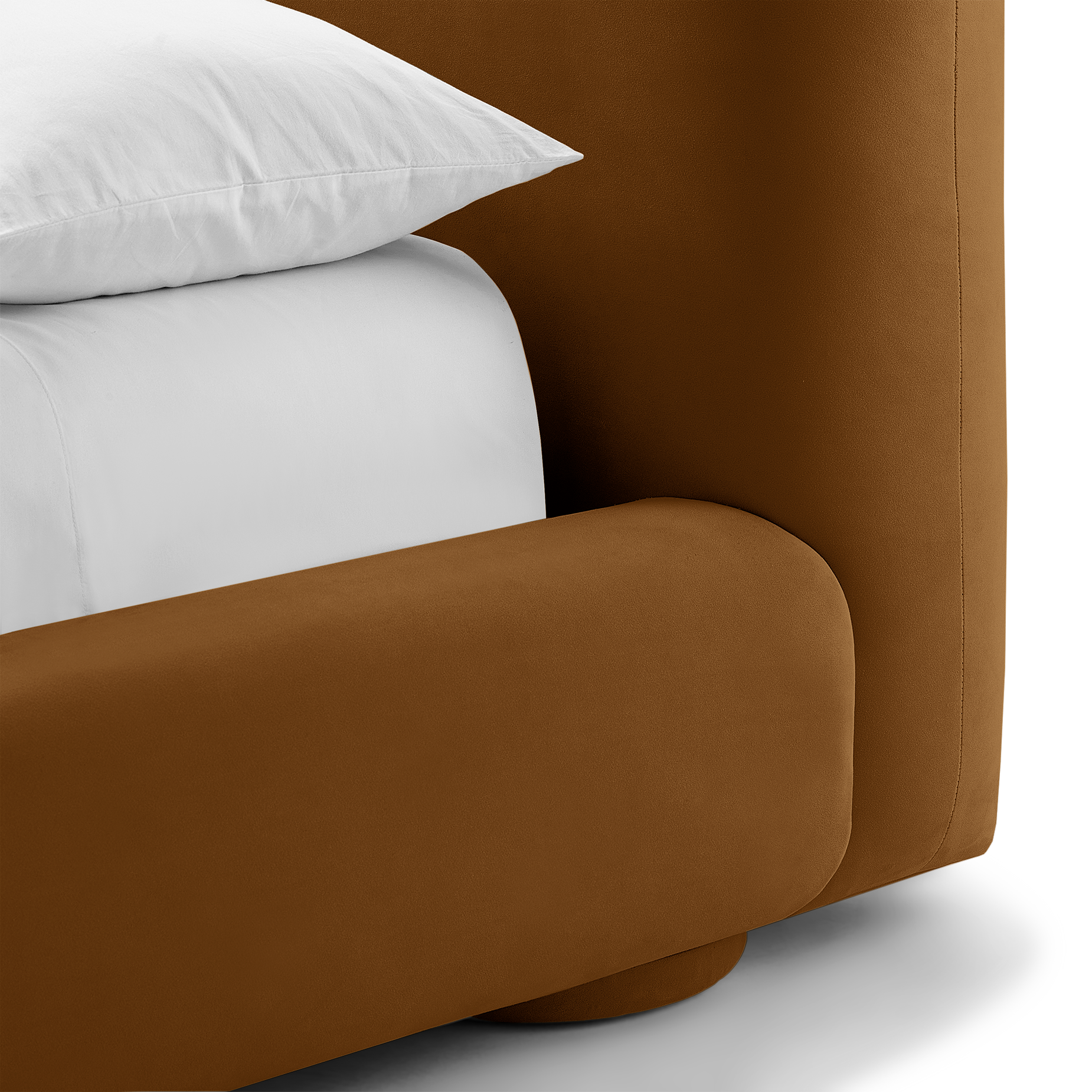 Lull King Storage Bed - [ Malibu Cognac ]