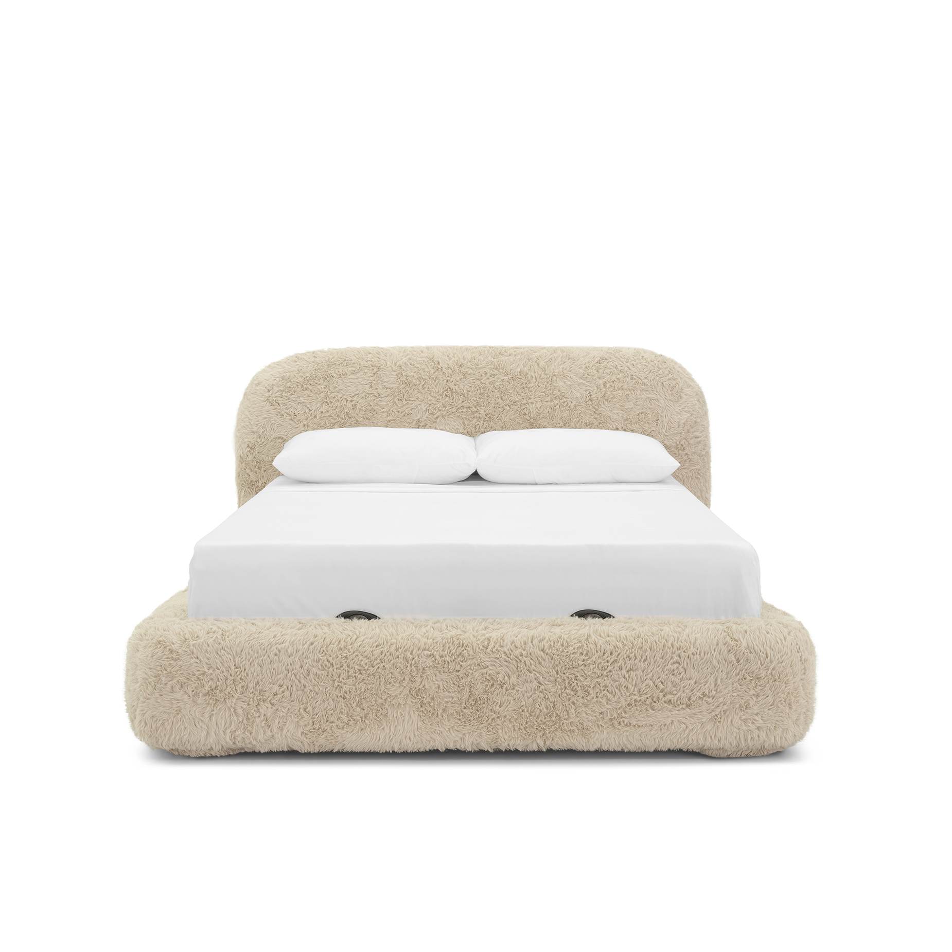 Lull King Storage Bed - [ Paddington Cashew ]