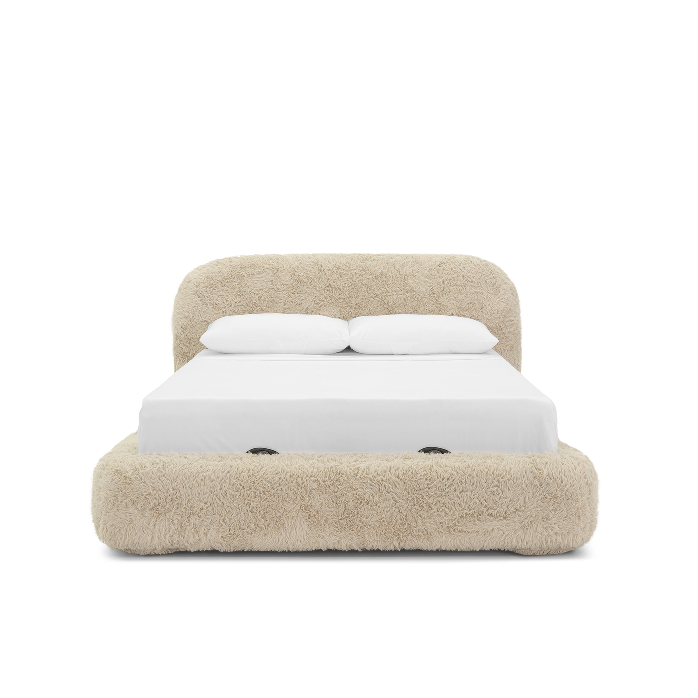 Lull King Storage Bed - [ Paddington Cashew ]