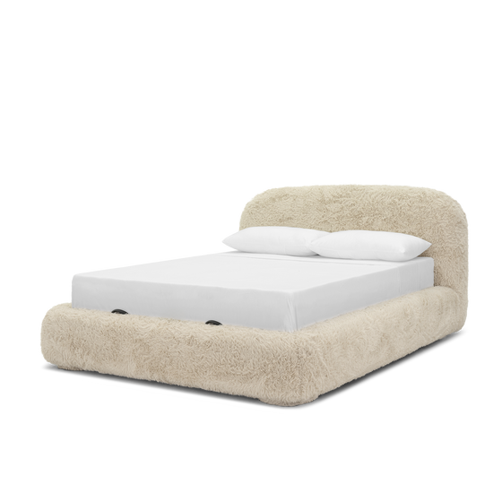 Lull King Storage Bed - [ Paddington Cashew ]