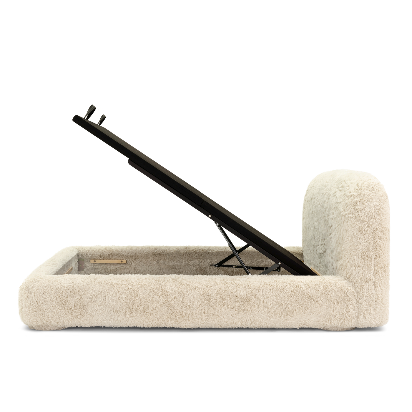 Lull King Storage Bed - [ Paddington Cashew ]