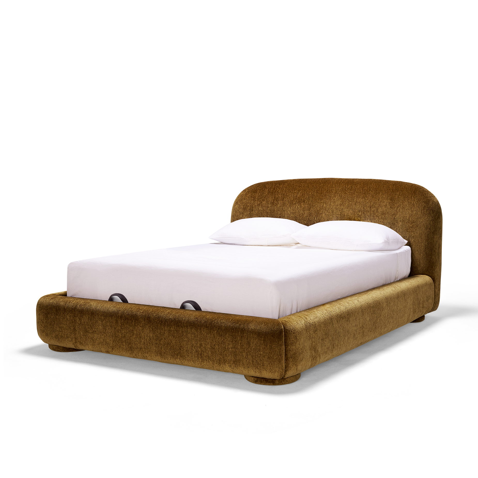 Lull King Storage Bed - [ Sandon Burnt Butter ]