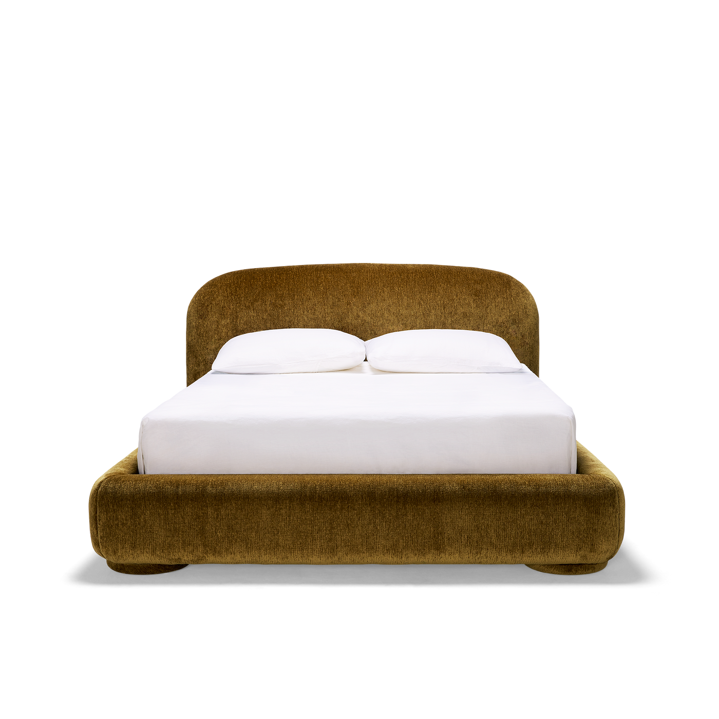 Lull Queen Bed - [ Sandon Burnt Butter ]
