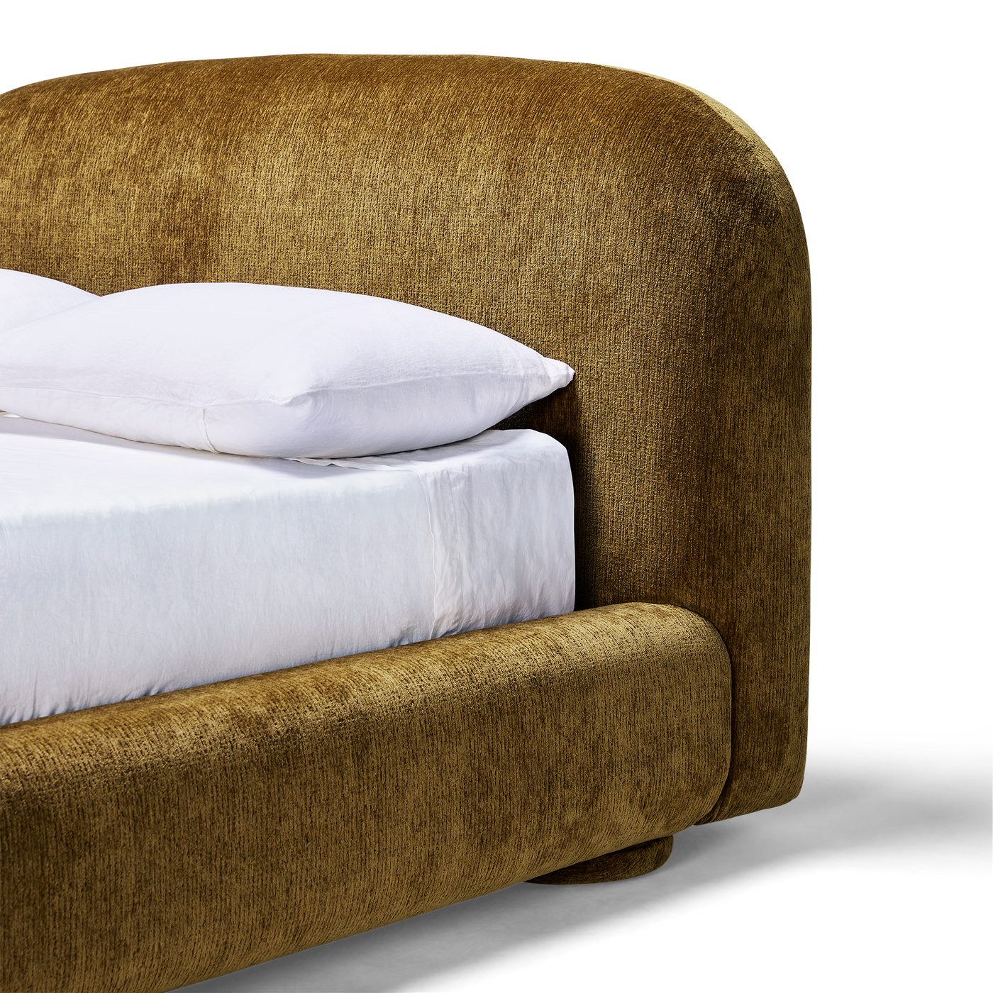 Lull Queen Bed - [ Sandon Burnt Butter ]