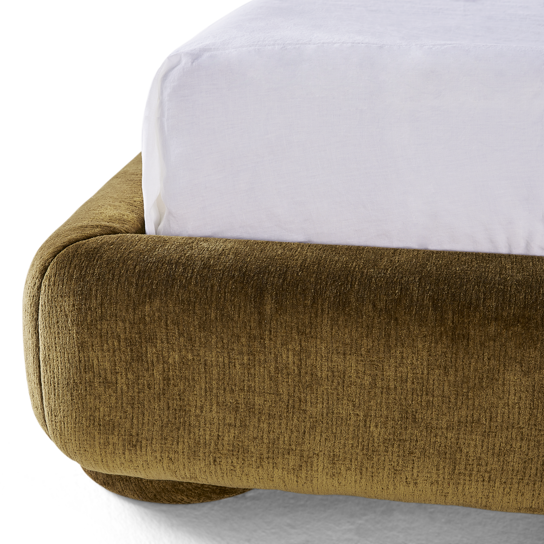 Lull Queen Bed - [ Sandon Burnt Butter ]