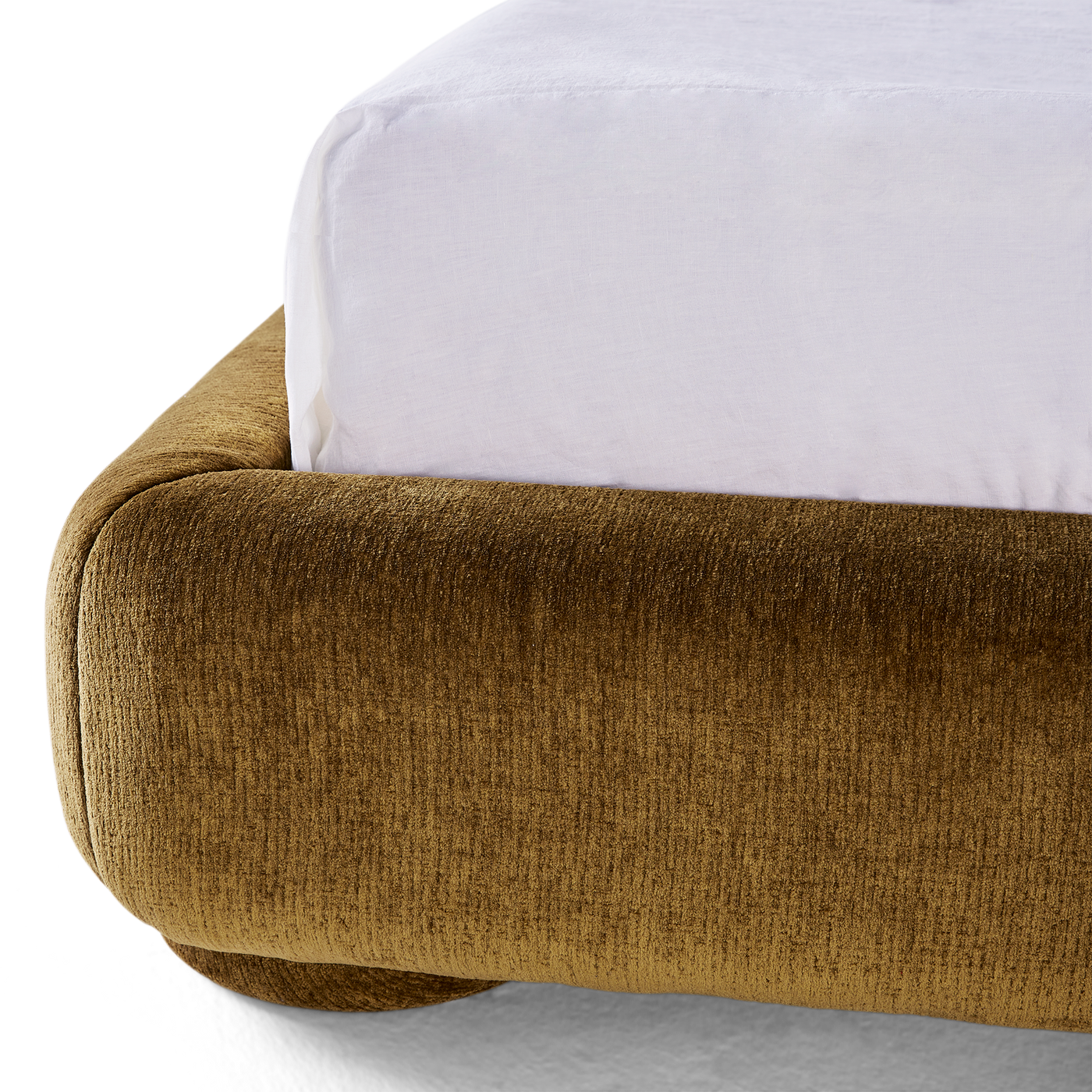 Lull Queen Bed - [ Sandon Burnt Butter ]