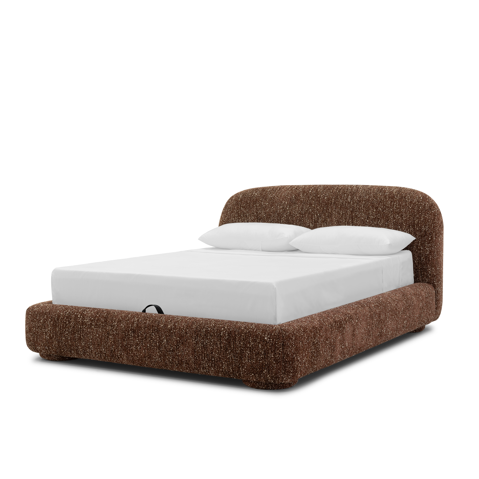 Lull Queen Storage Bed - [ Eros Cinnamon ]
