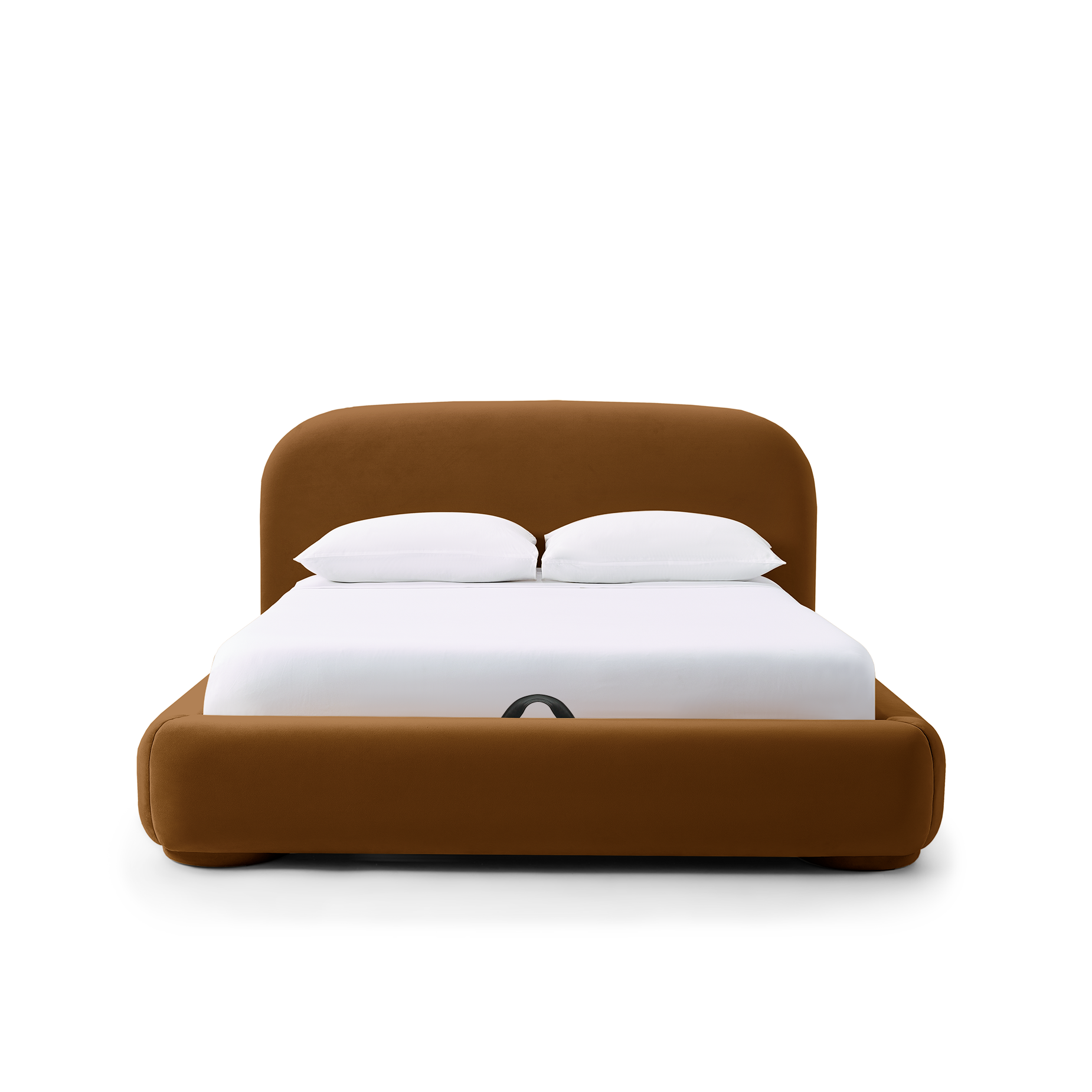 Lull Queen Storage Bed - [ Malibu Cognac ]