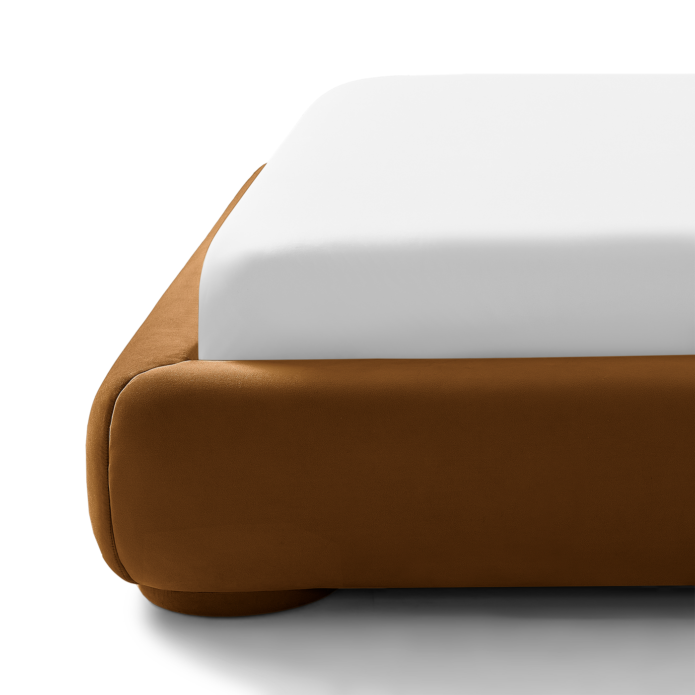 Lull Queen Storage Bed - [ Malibu Cognac ]