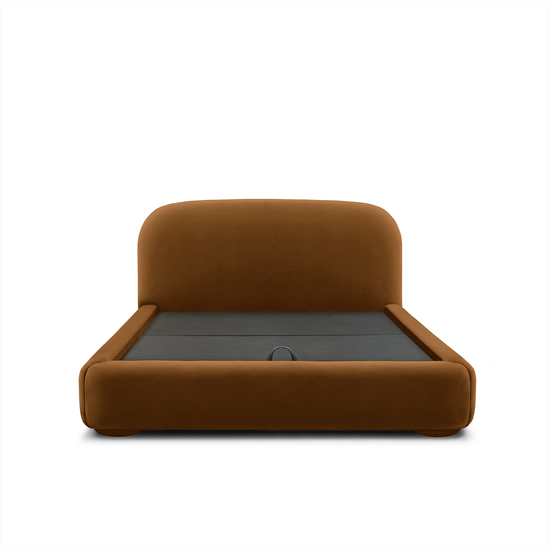Lull Queen Storage Bed - [ Malibu Cognac ]