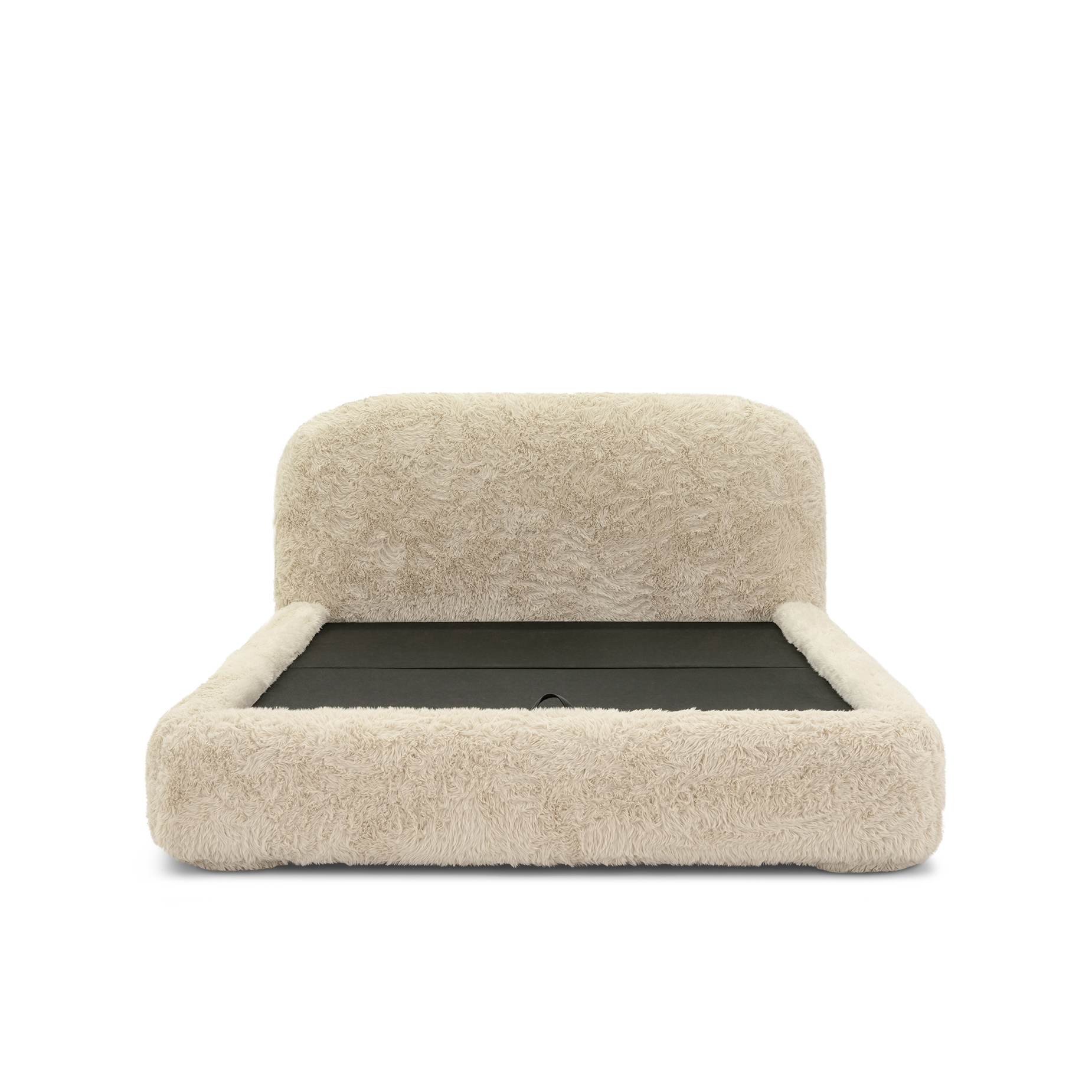 Lull Queen Storage Bed - [ Paddington Cashew ]