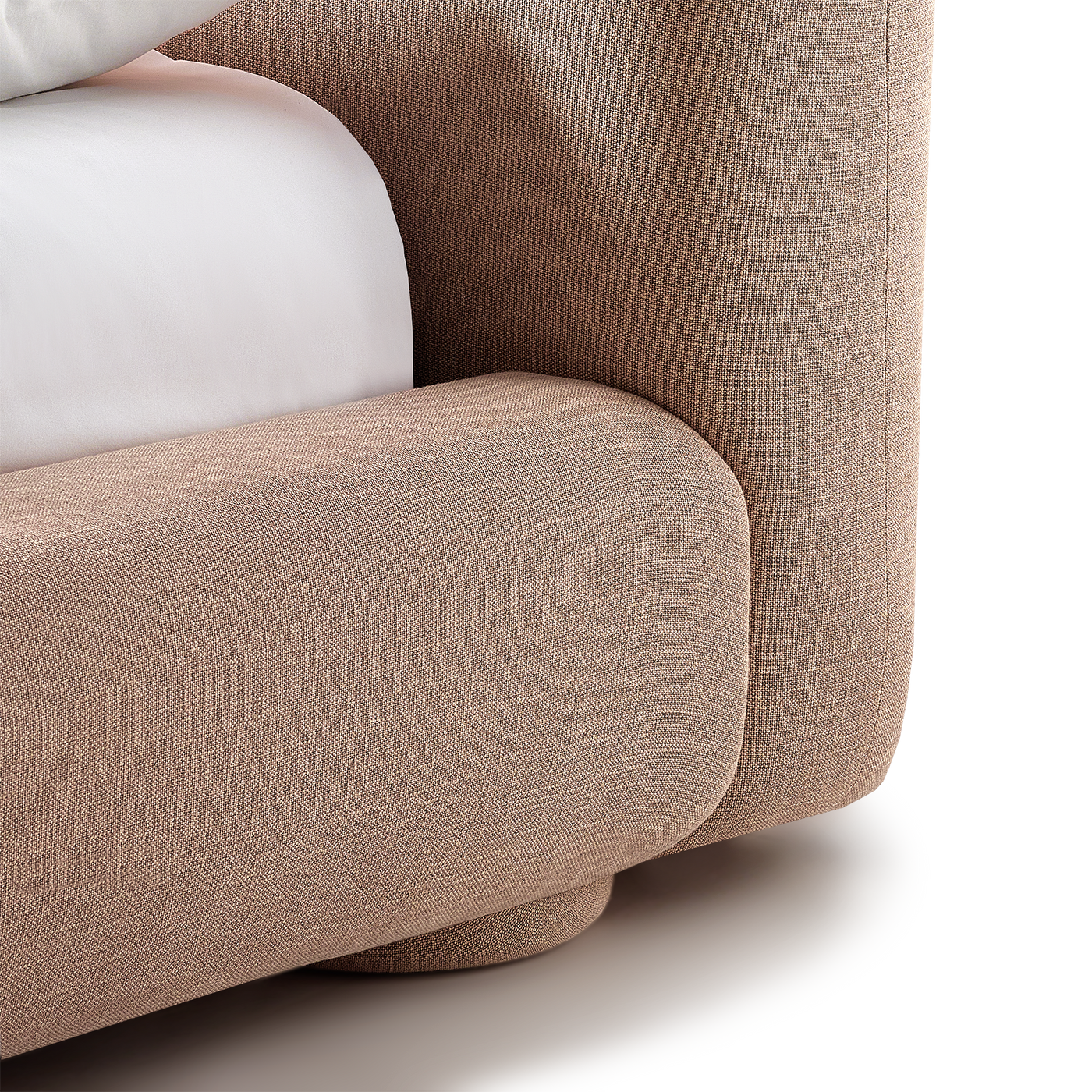 Lull Queen Storage Bed - [ Byron Biscuit ]