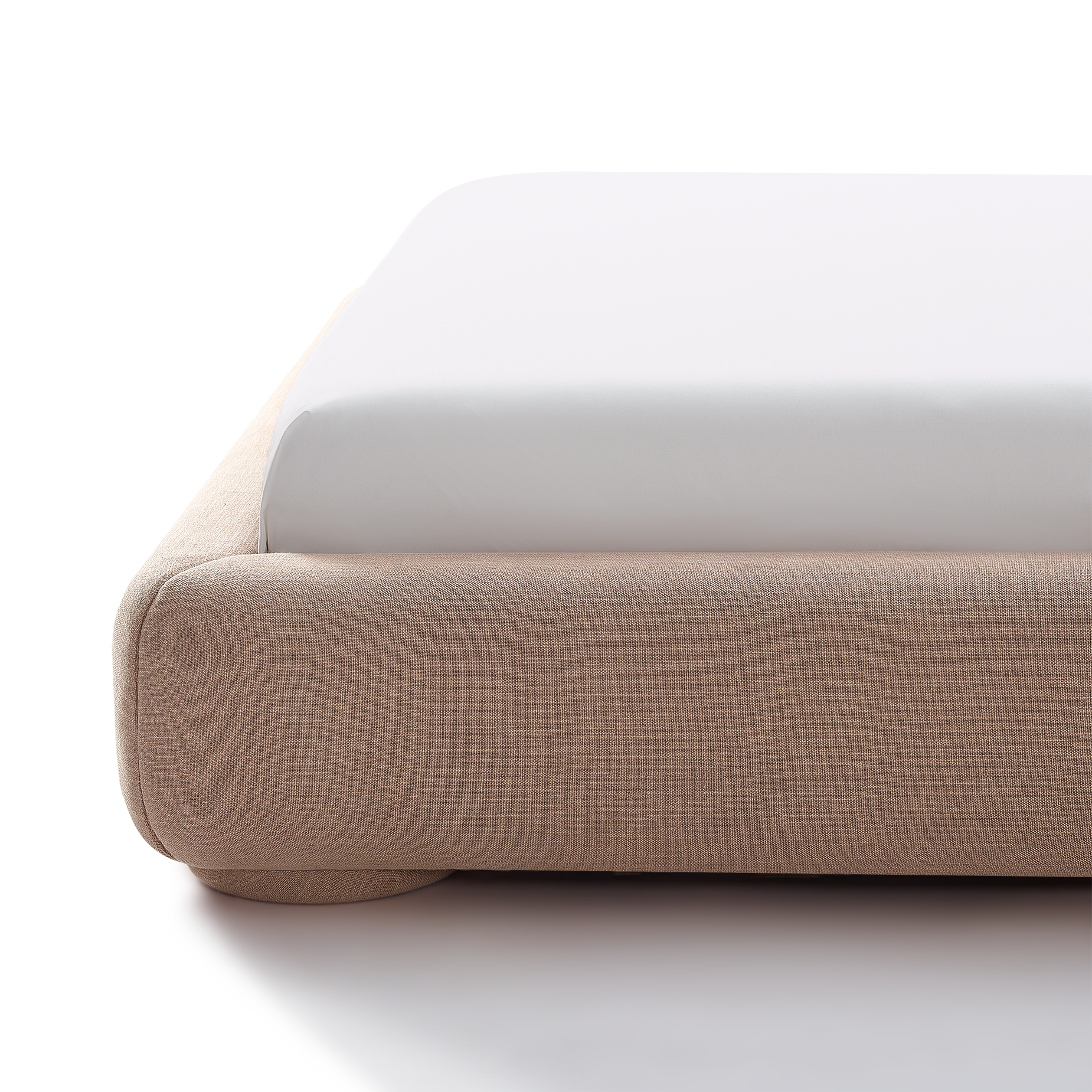 Lull King Storage Bed - [ Byron Biscuit ]