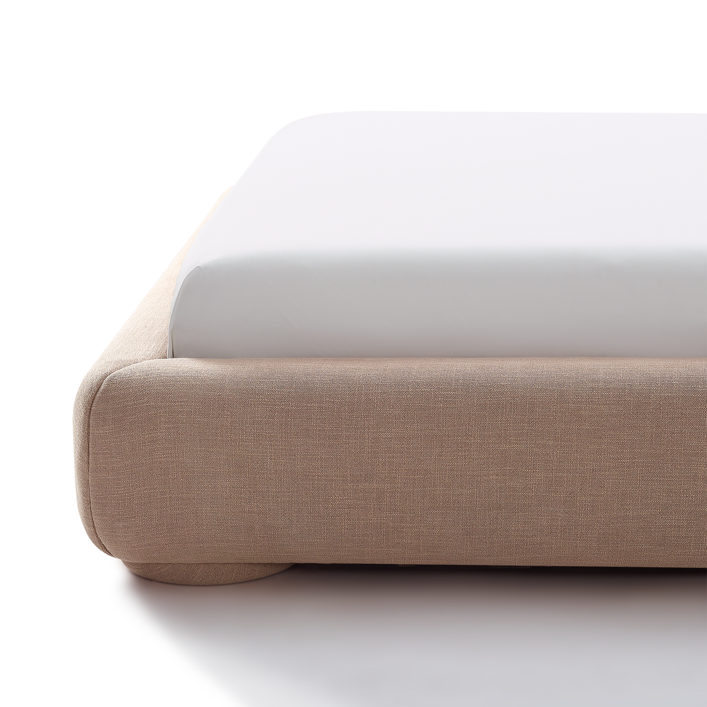 Lull King Storage Bed - [ Byron Biscuit ]