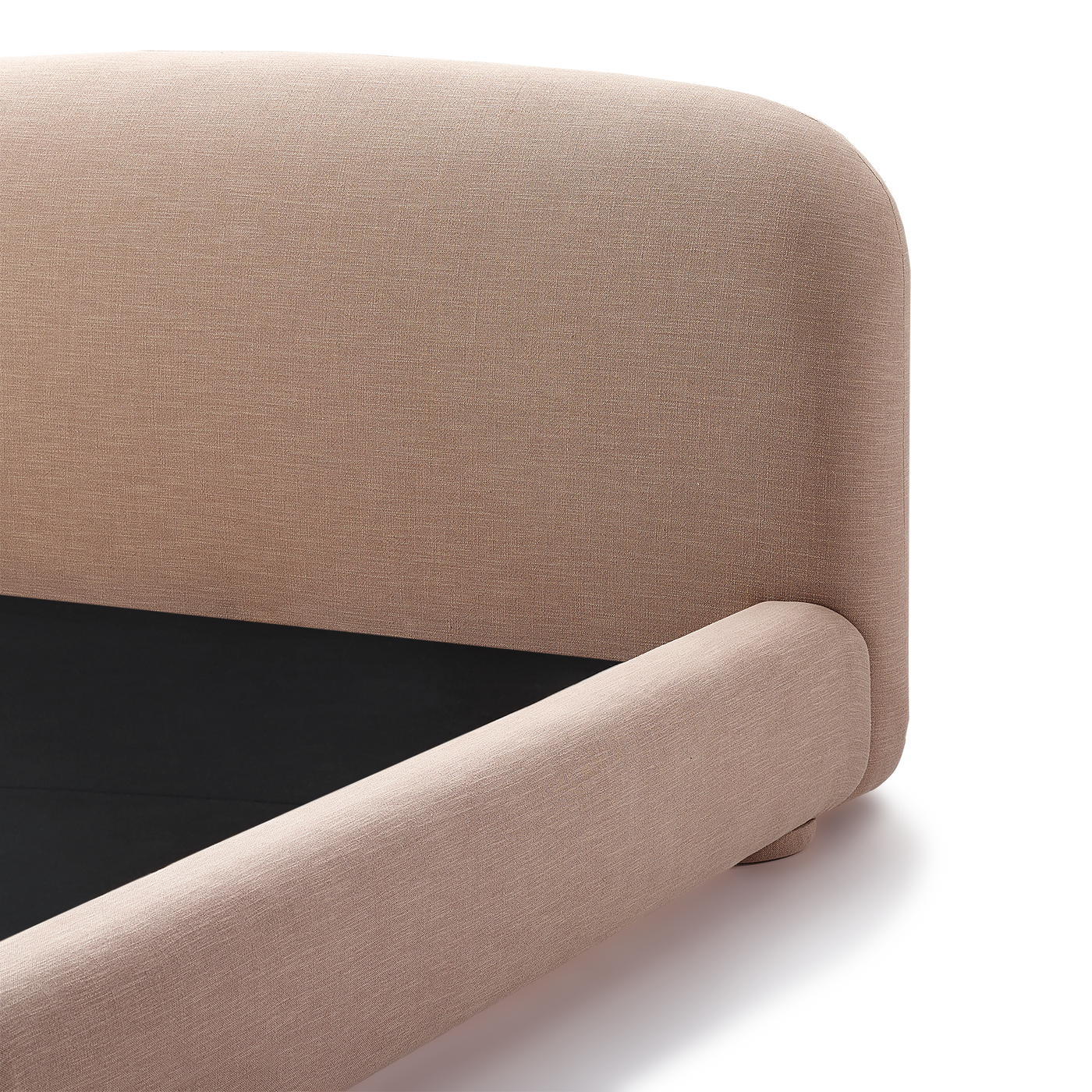 Lull Queen Storage Bed - [ Byron Biscuit ]