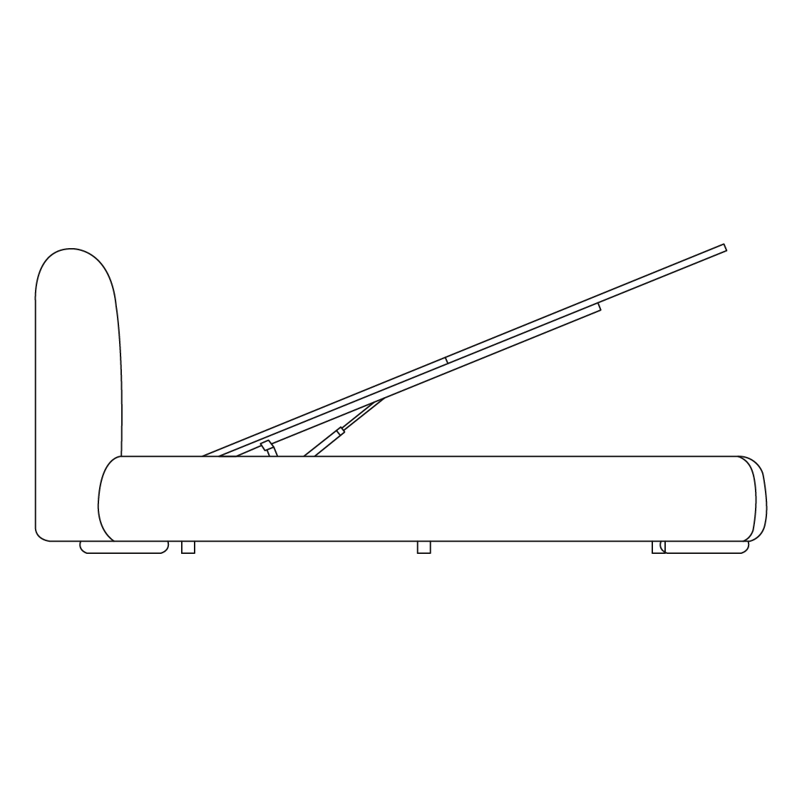 Lull Queen Storage Bed - Byron Biscuit | ELLISON STUDIOS.