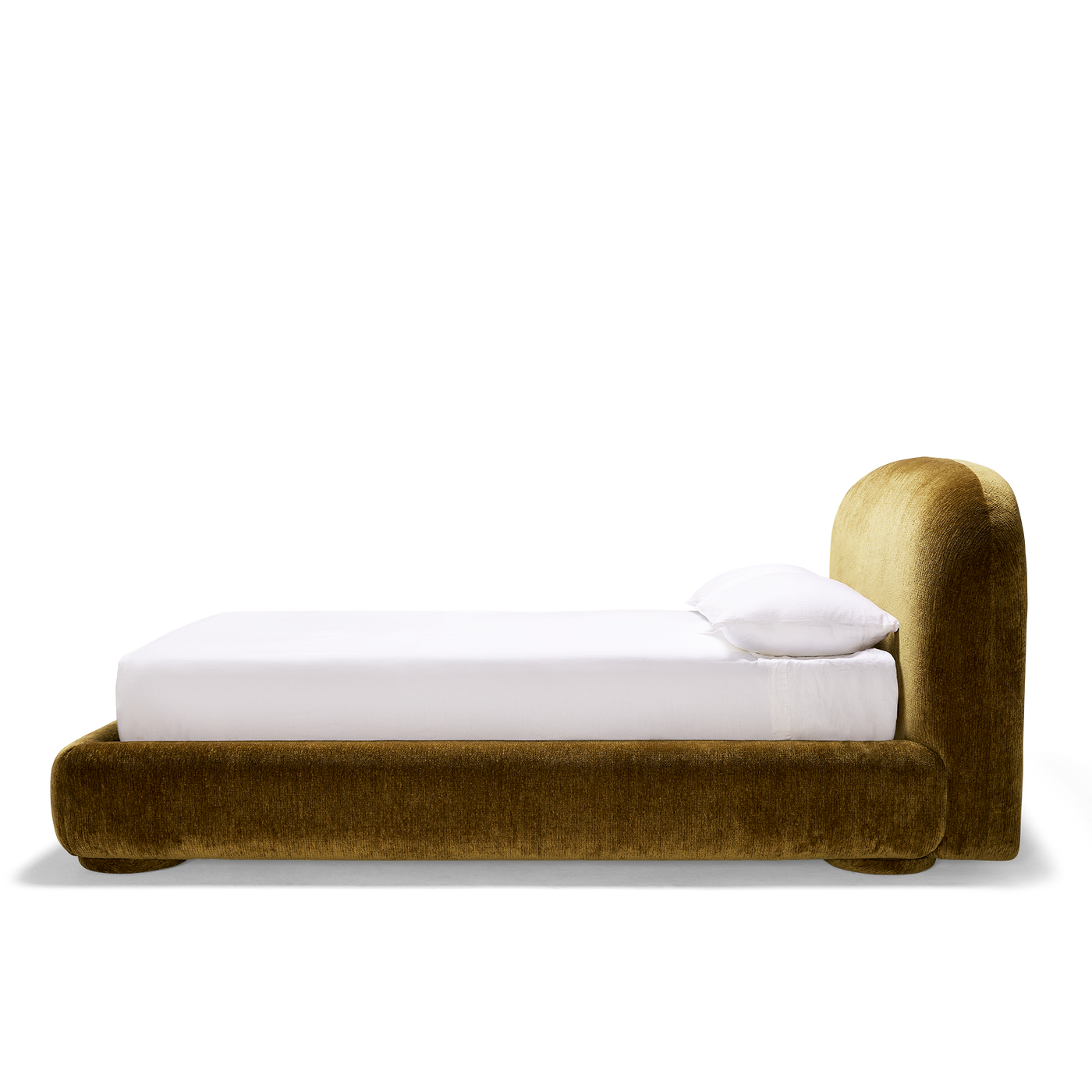 Lull Queen Storage Bed - [ Sandon Burnt Butter ]