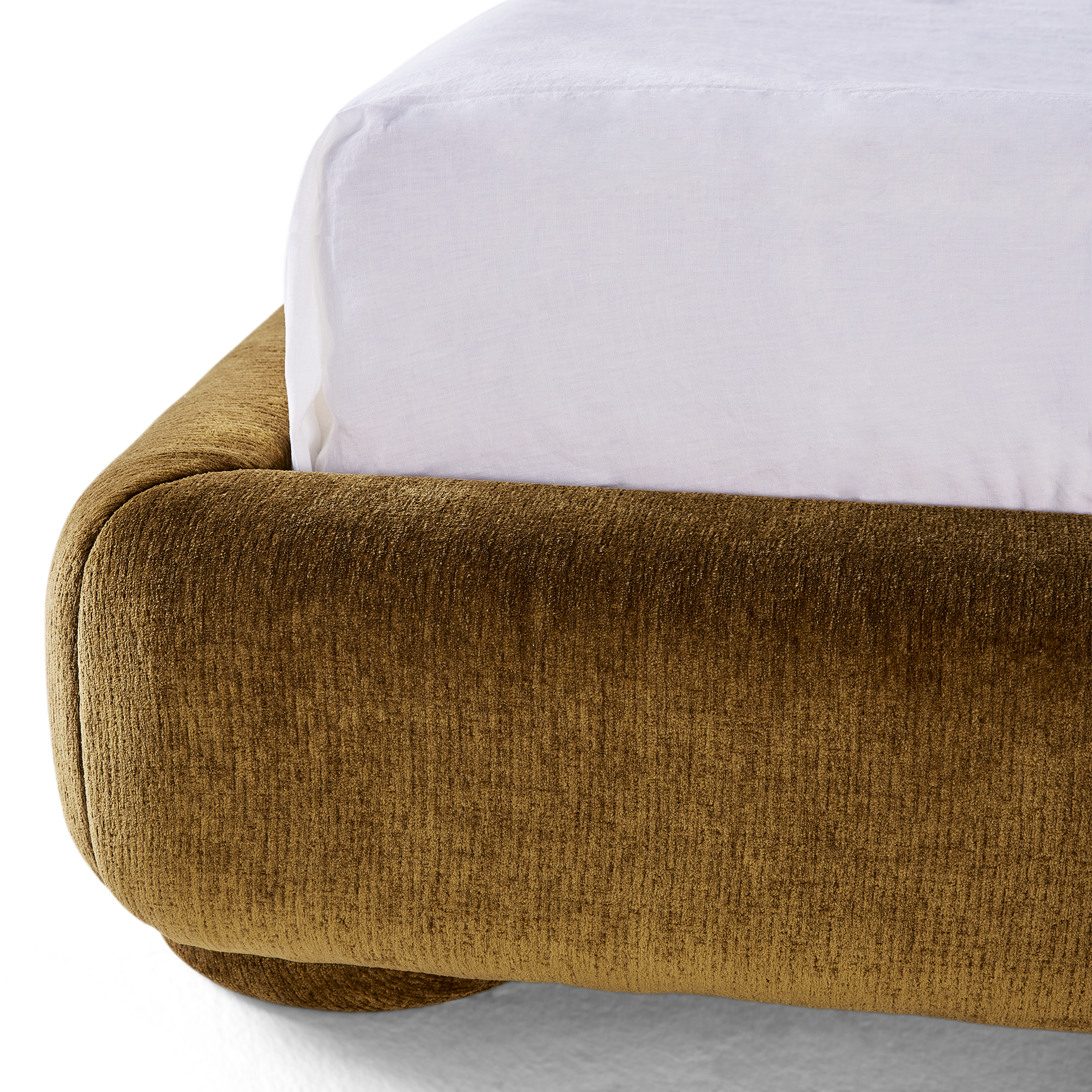 Lull King Storage Bed - [ Sandon Burnt Butter ]