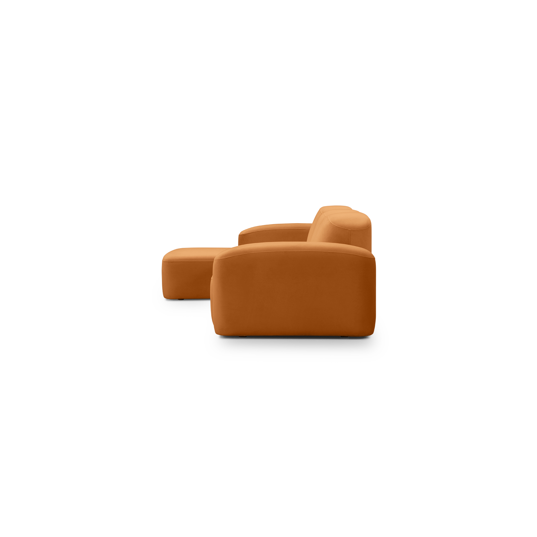Muse 3 Seat LAF Chaise Sofa - [ Malibu Caramel ]