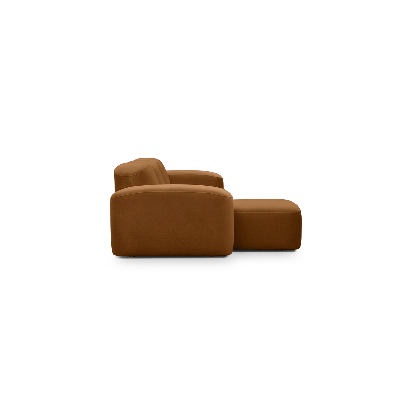 Muse 3 Seat LAF Chaise Sofa - [ Malibu Cognac ]
